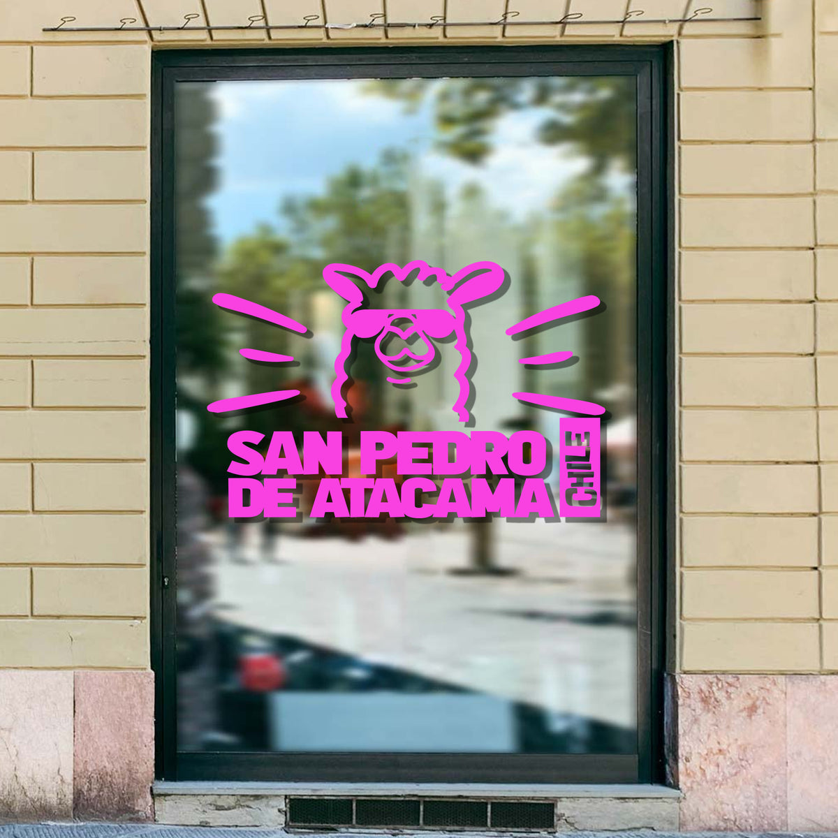 Adhesivo Llama San Pedro de Atacama