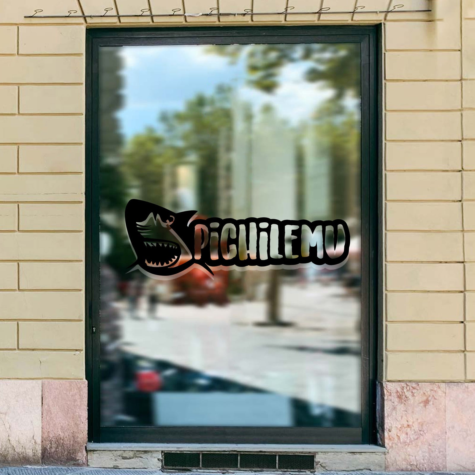 Adhesivo Tiburón Pichilemu