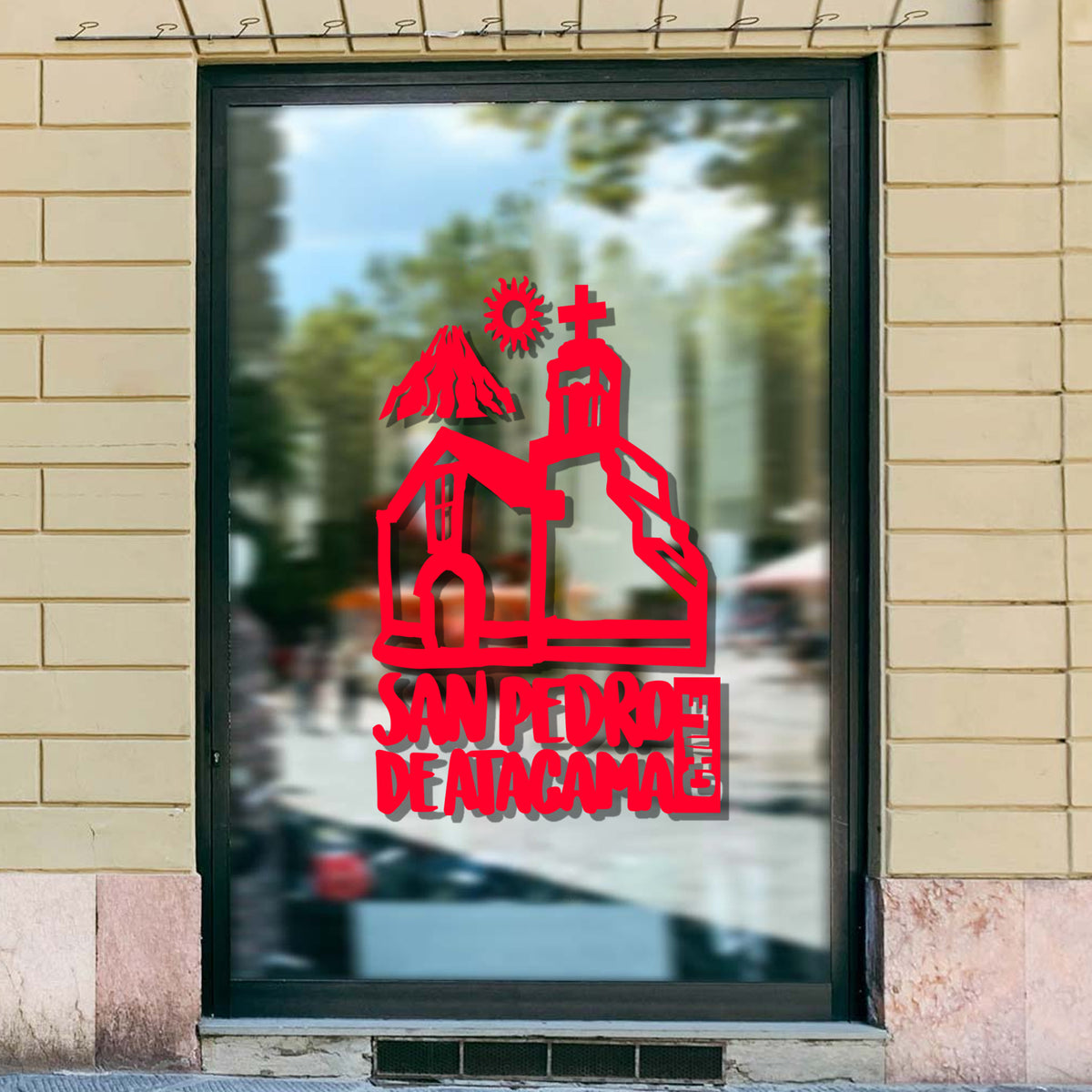 Adhesivo Iglesia San Pedro de Atacama