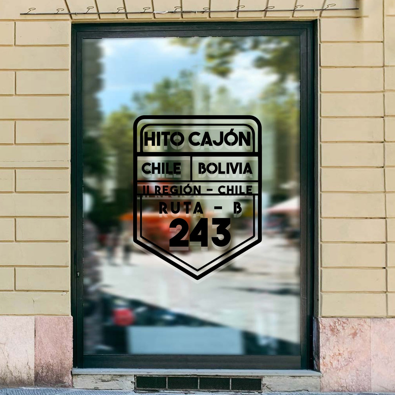 Adhesivo Motoqueros Ruta B-243