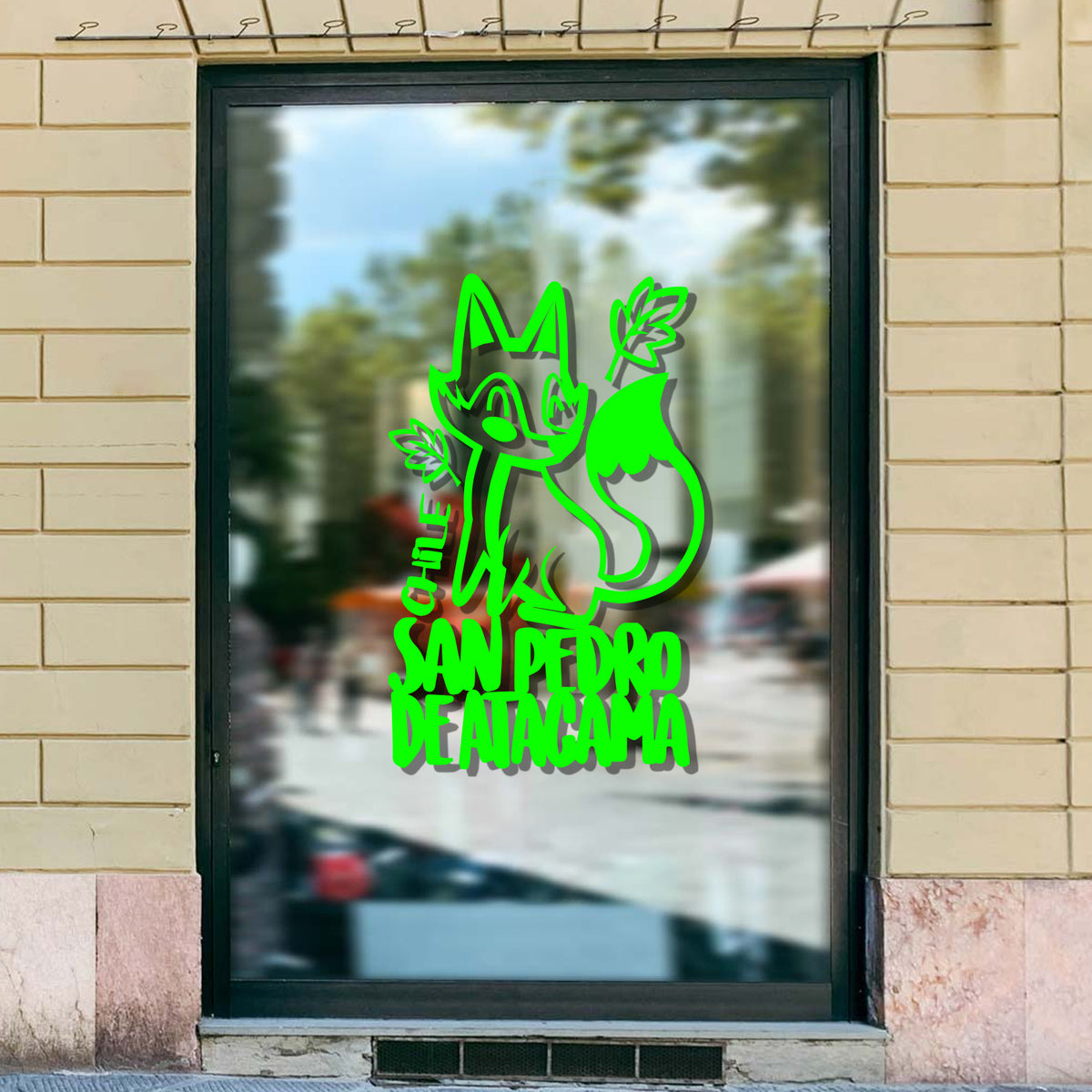 Adhesivo Zorrito San Pedro de Atacama