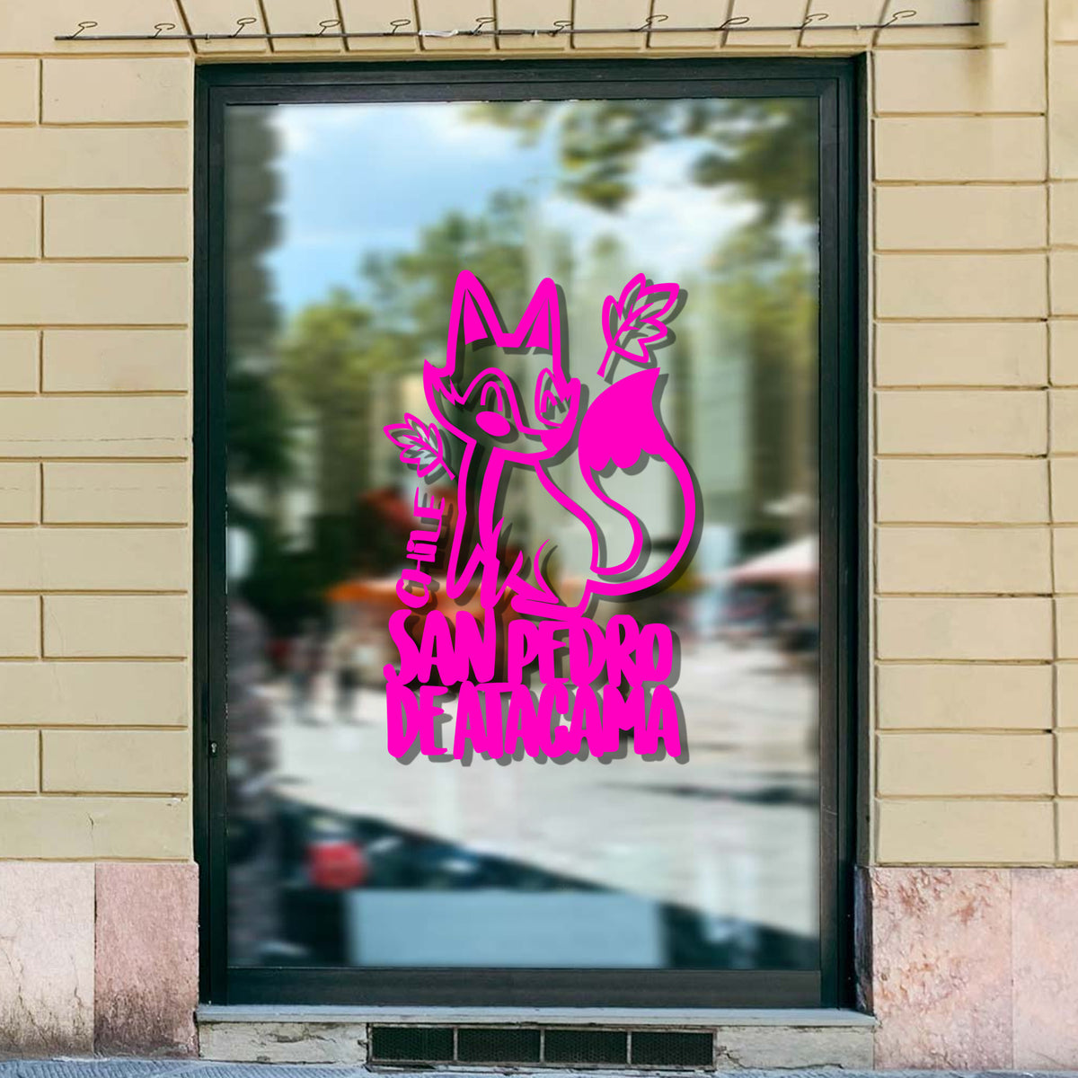 Adhesivo Zorrito San Pedro de Atacama