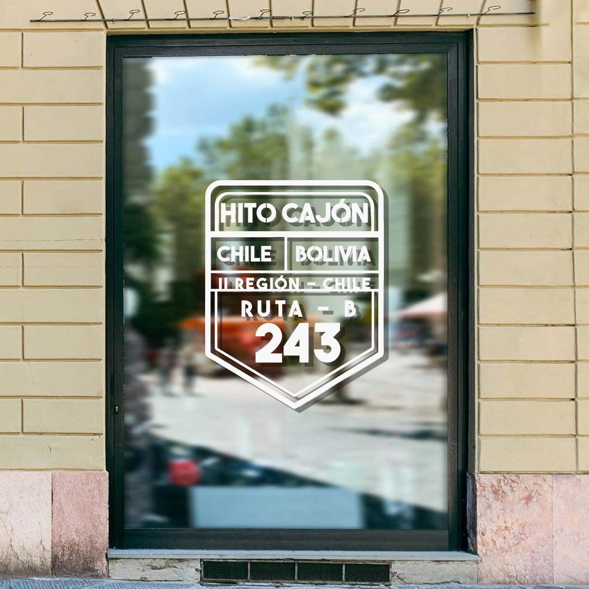 Adhesivo Motoqueros Ruta B-243