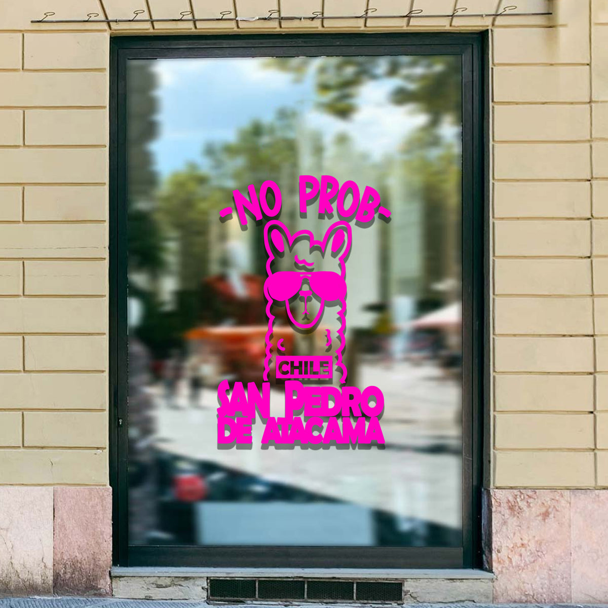 Adhesivo Llama No Prob San Pedro De Atacama