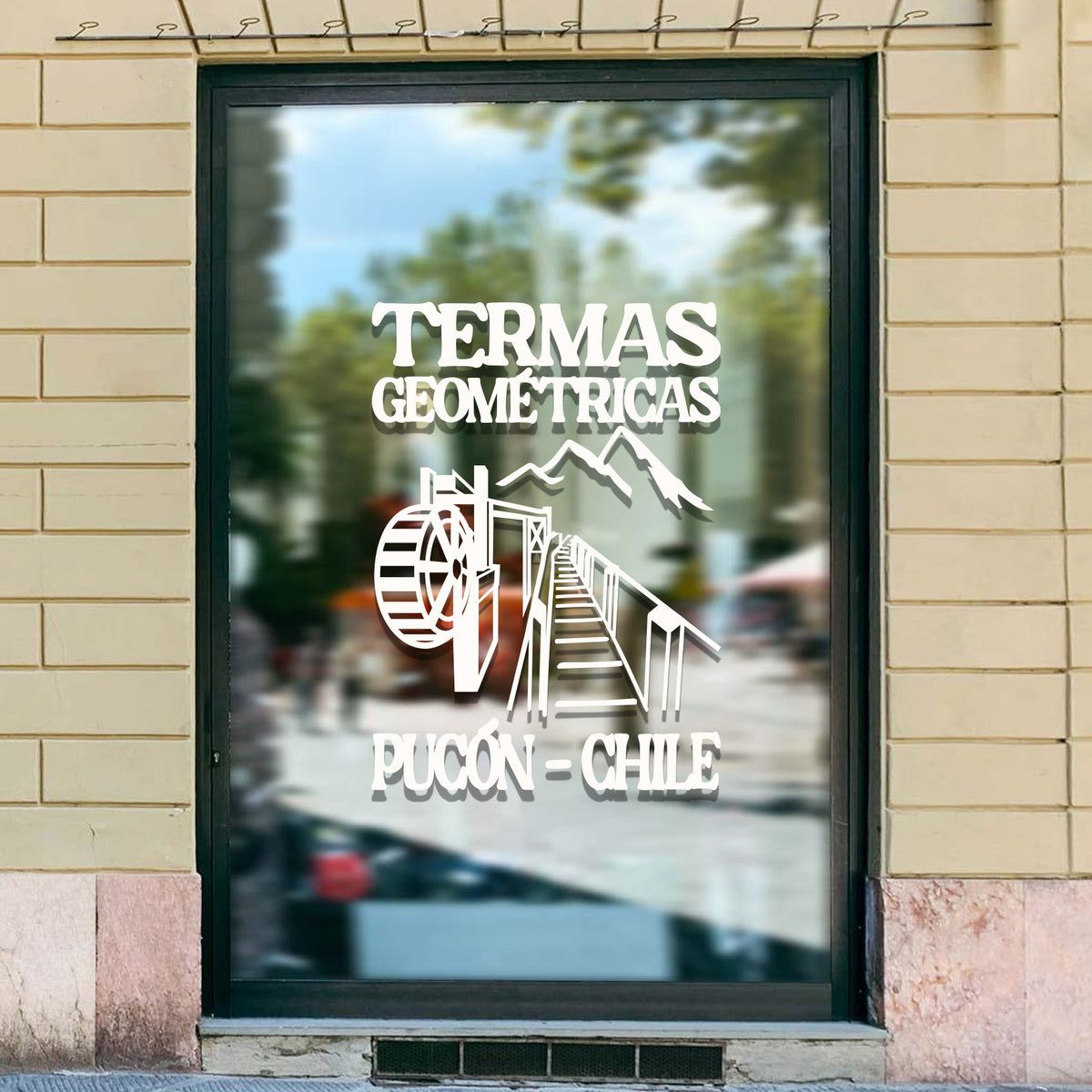 Adhesivo Termas Geométricas Coñaripe
