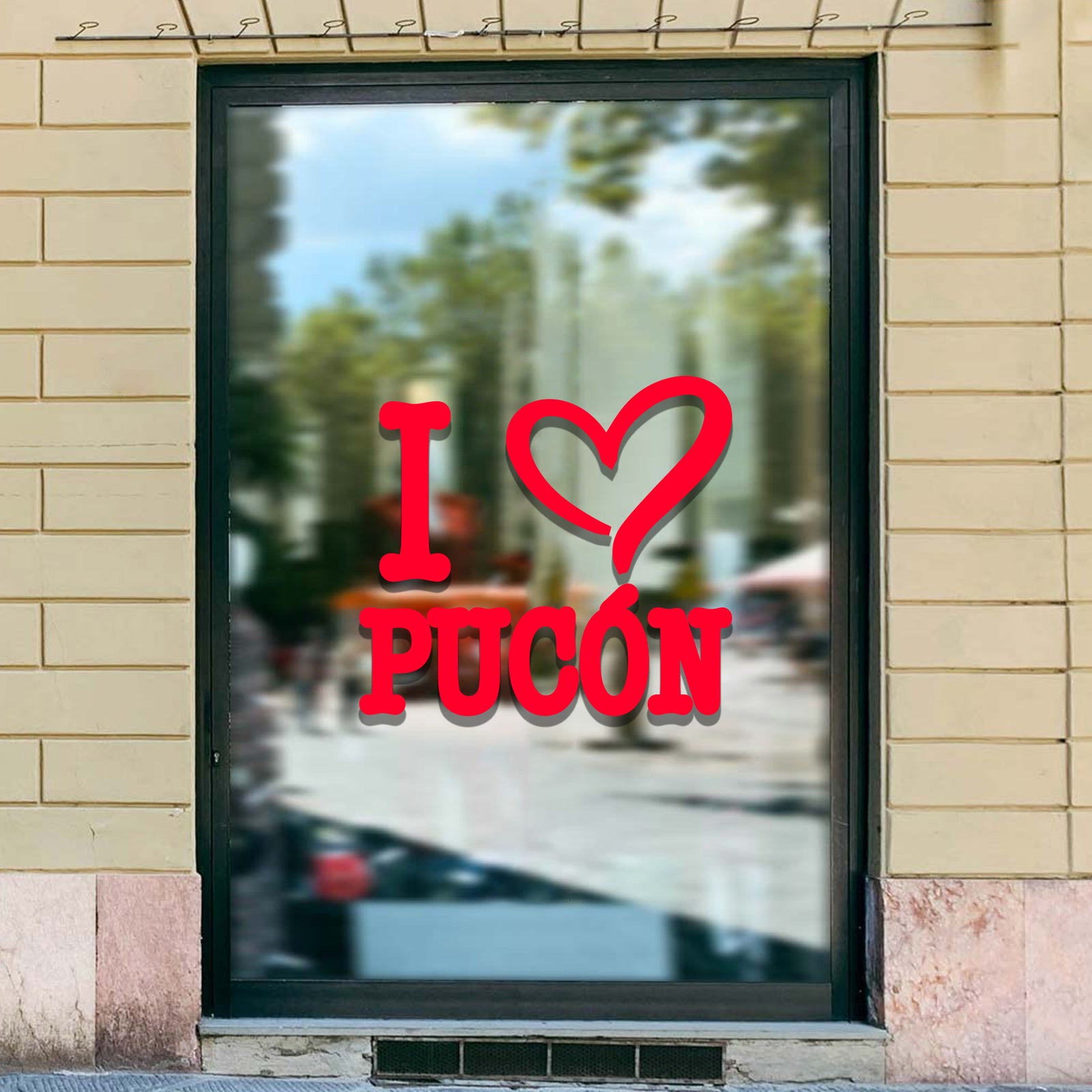 Adhesivo I Love Pucón