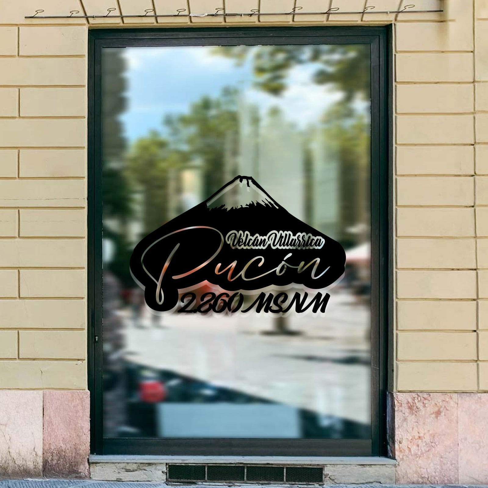 Adhesivo Volcán Villarrica Pucón