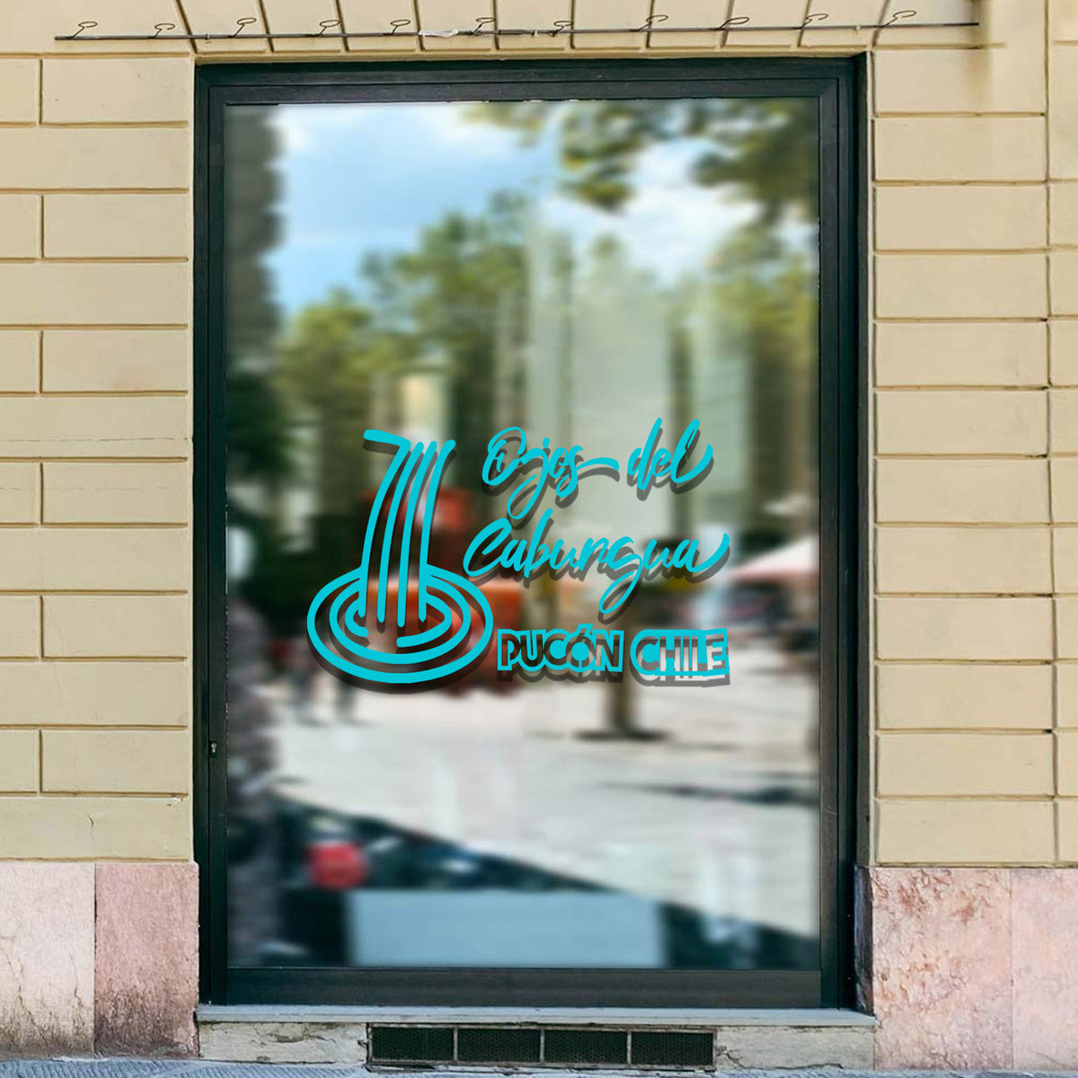 Adhesivo Ojos del Caburgua