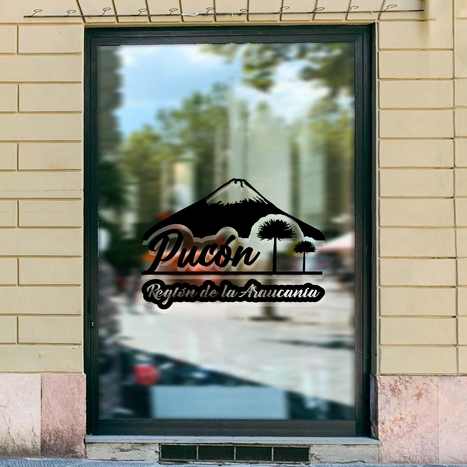 Adhesivo Volcán Región de la Araucanía