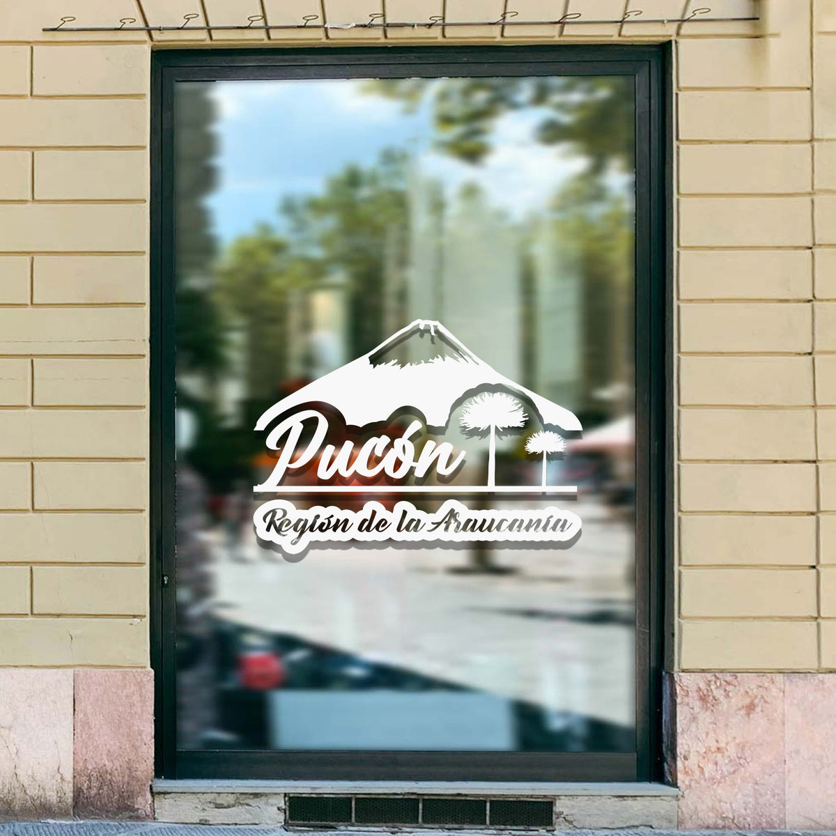 Adhesivo Volcán Región de la Araucanía