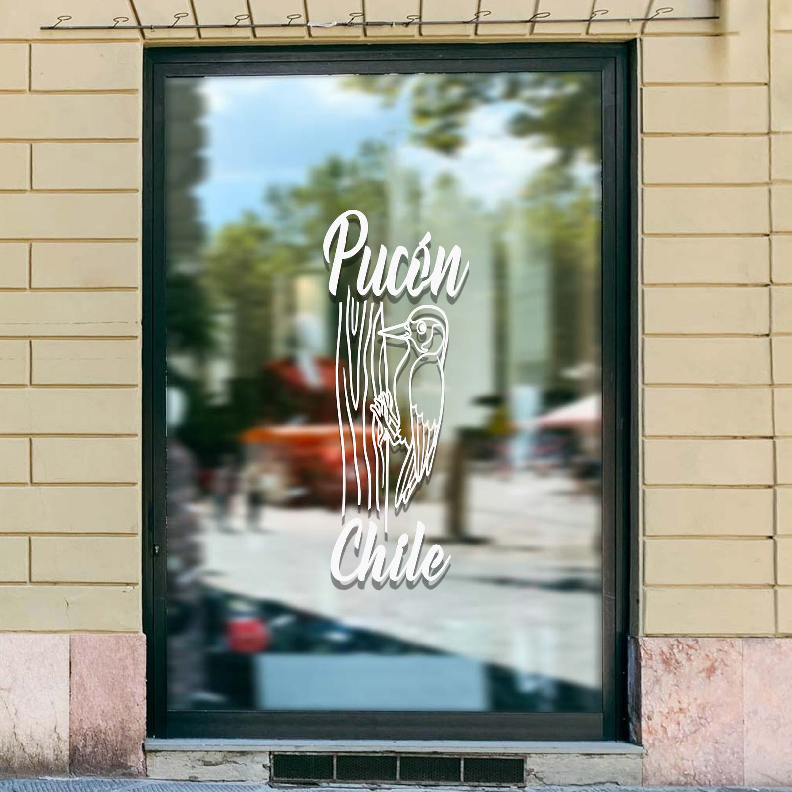 Adhesivo Pájaro Carpintero