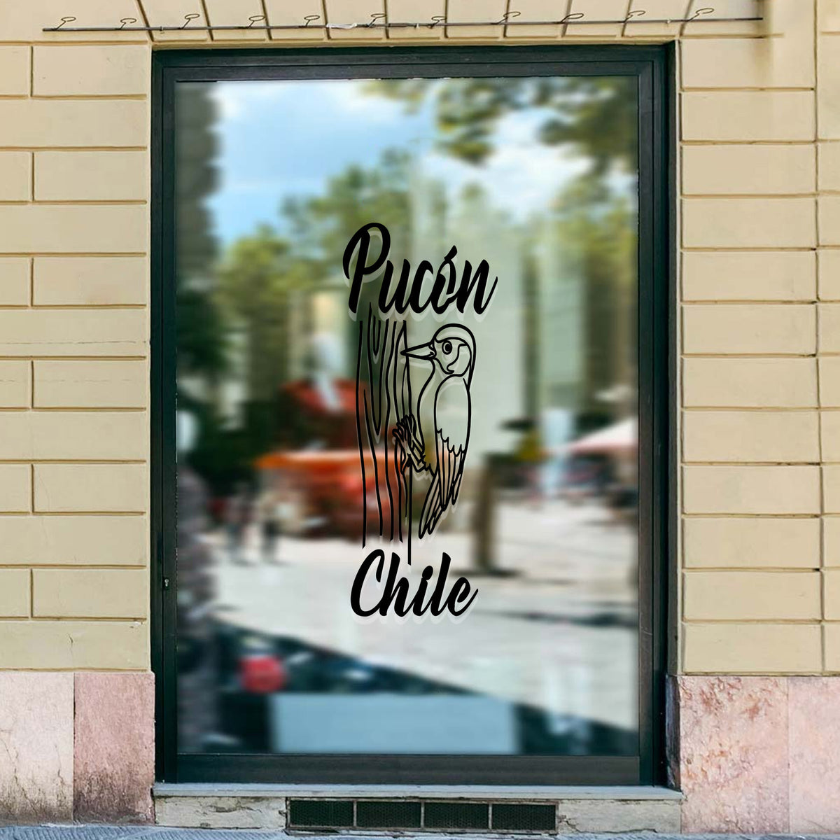 Adhesivo Pájaro Carpintero