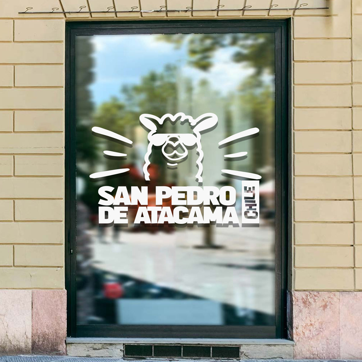Adhesivo Llama San Pedro de Atacama