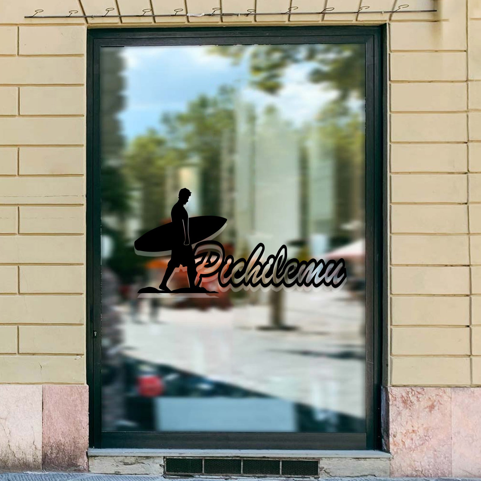 Adhesivo Surfista Pichilemu