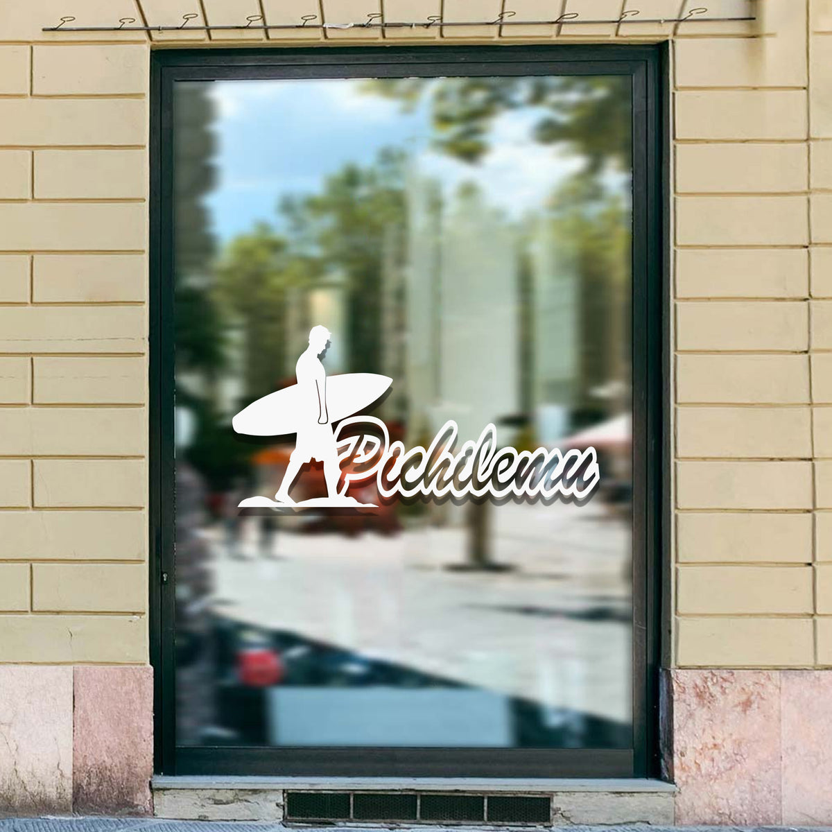 Adhesivo Surfista Pichilemu