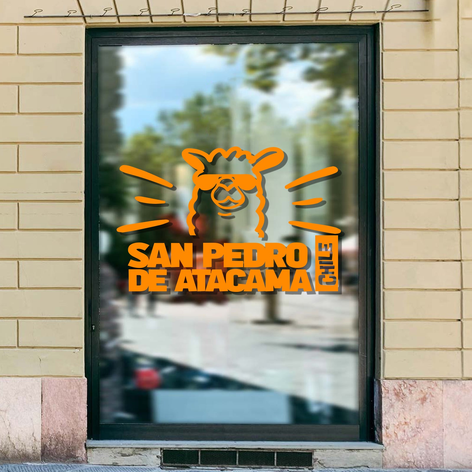 Adhesivo Llama San Pedro de Atacama