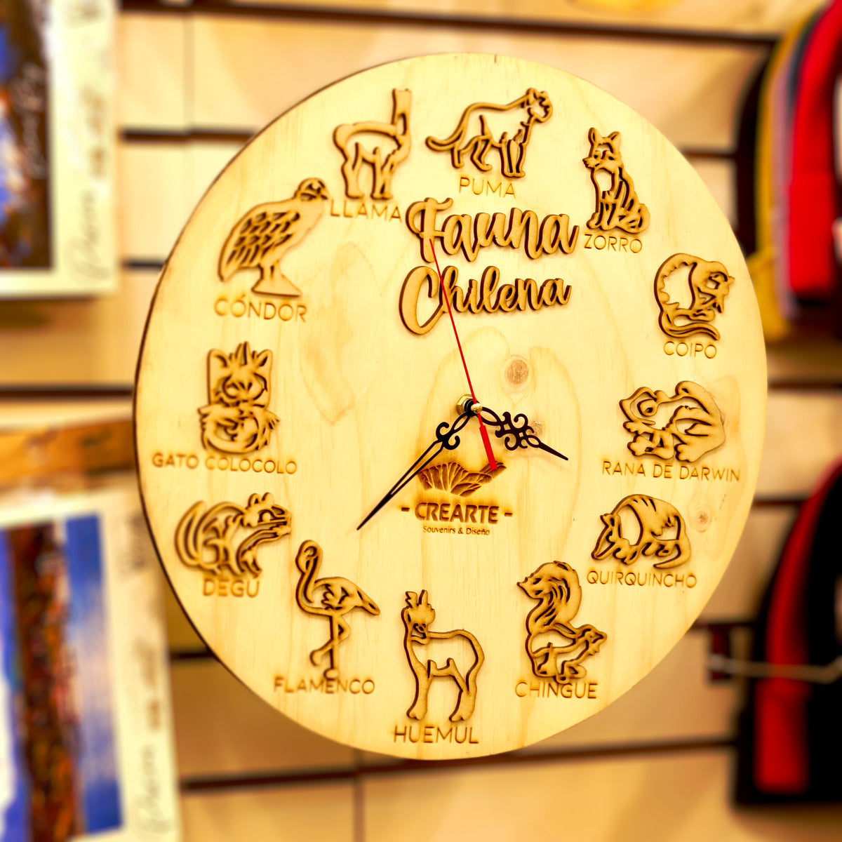Reloj Fauna Chilena