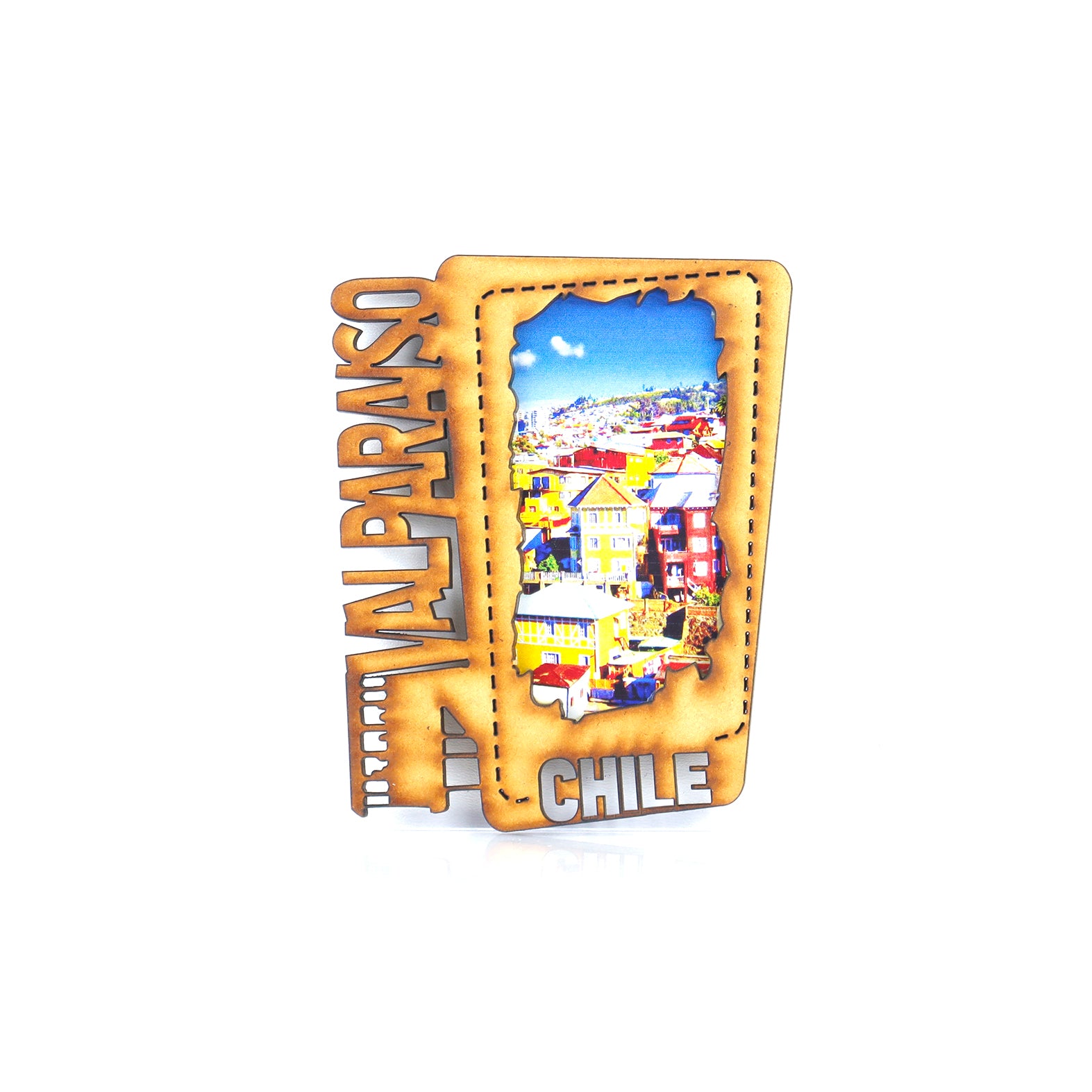 Imán marco madera Viña del mar / Valparaíso