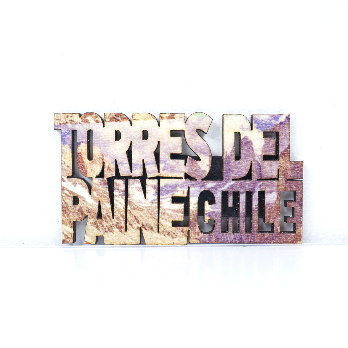 Imán letra LUGARES TURISTICOS CHILE