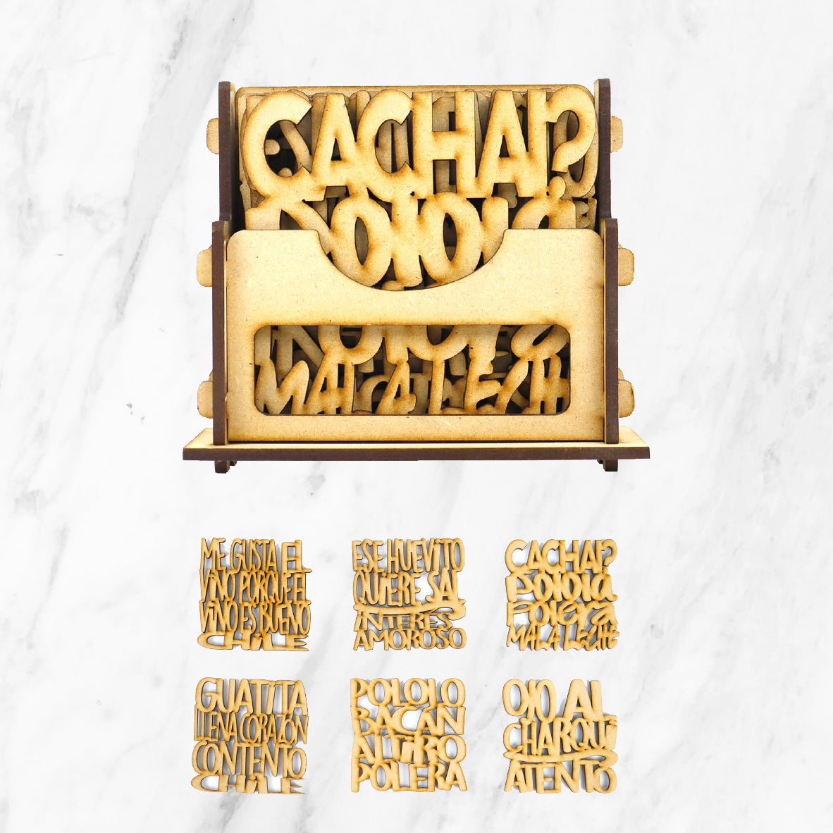 posa vasos chilenismos