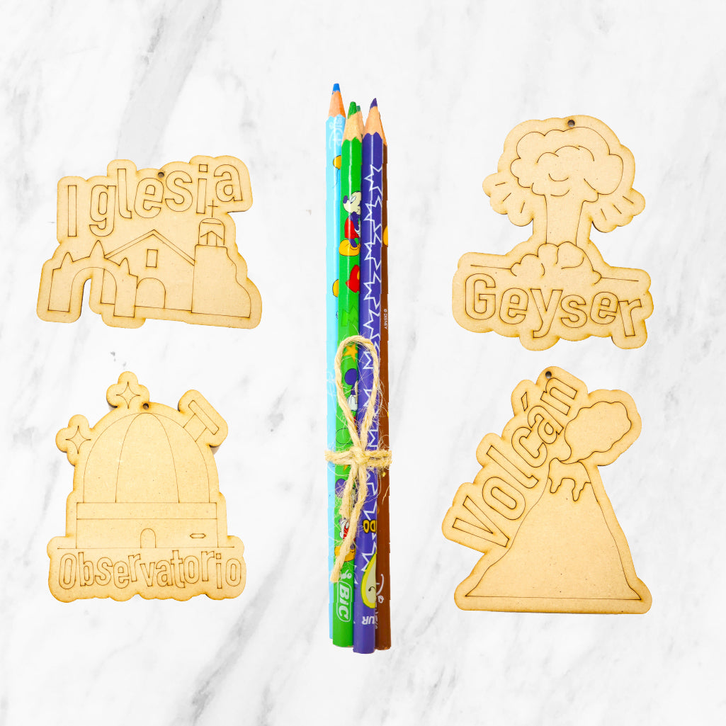 Figuras pequeñas para colorear