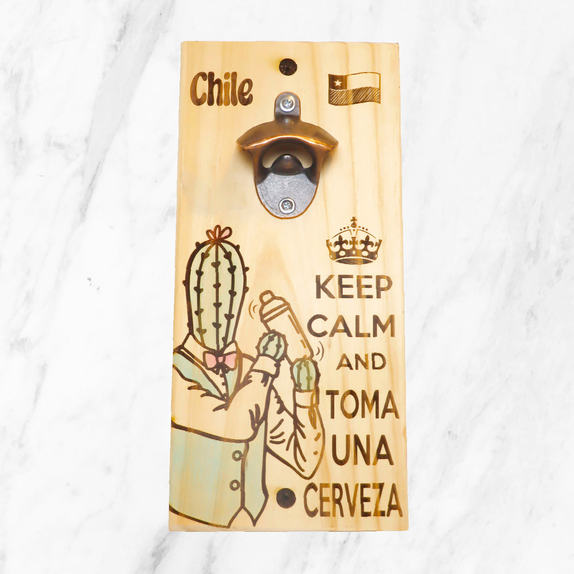 Destapador Pared Madera natural