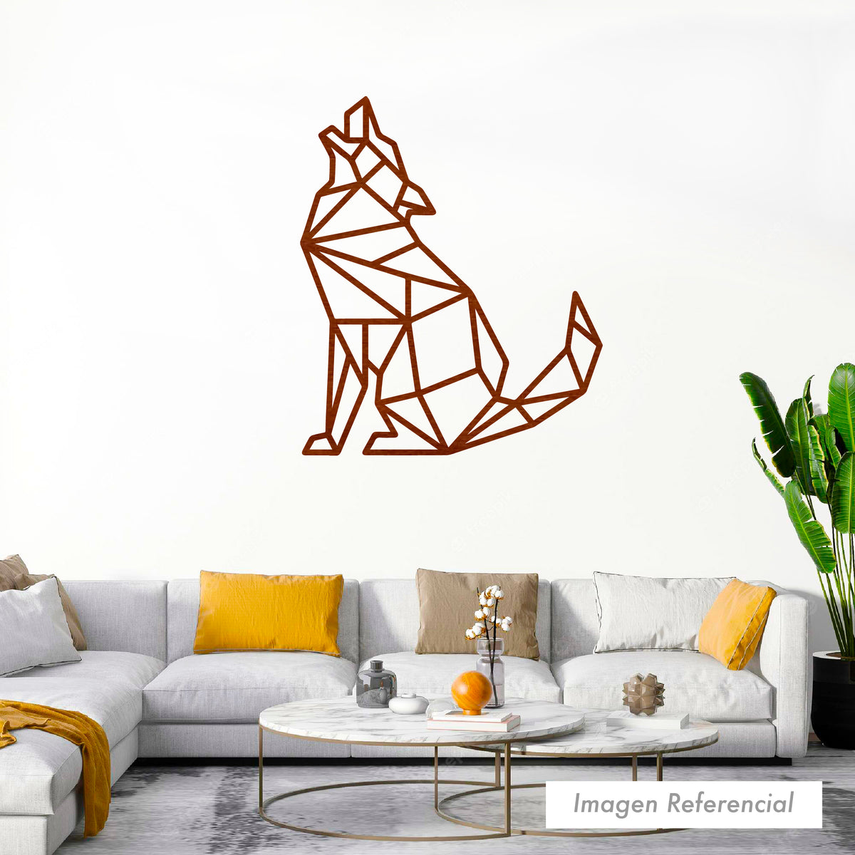 Animales Geométricos Lobo