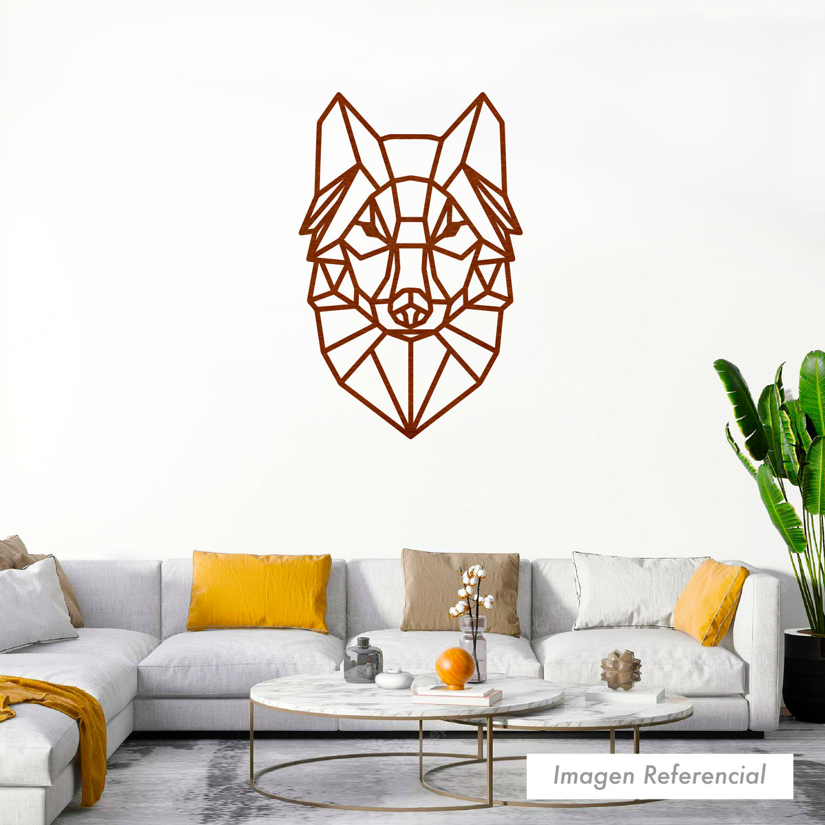 ANIMALES GEOMÉTRICOS LOBO