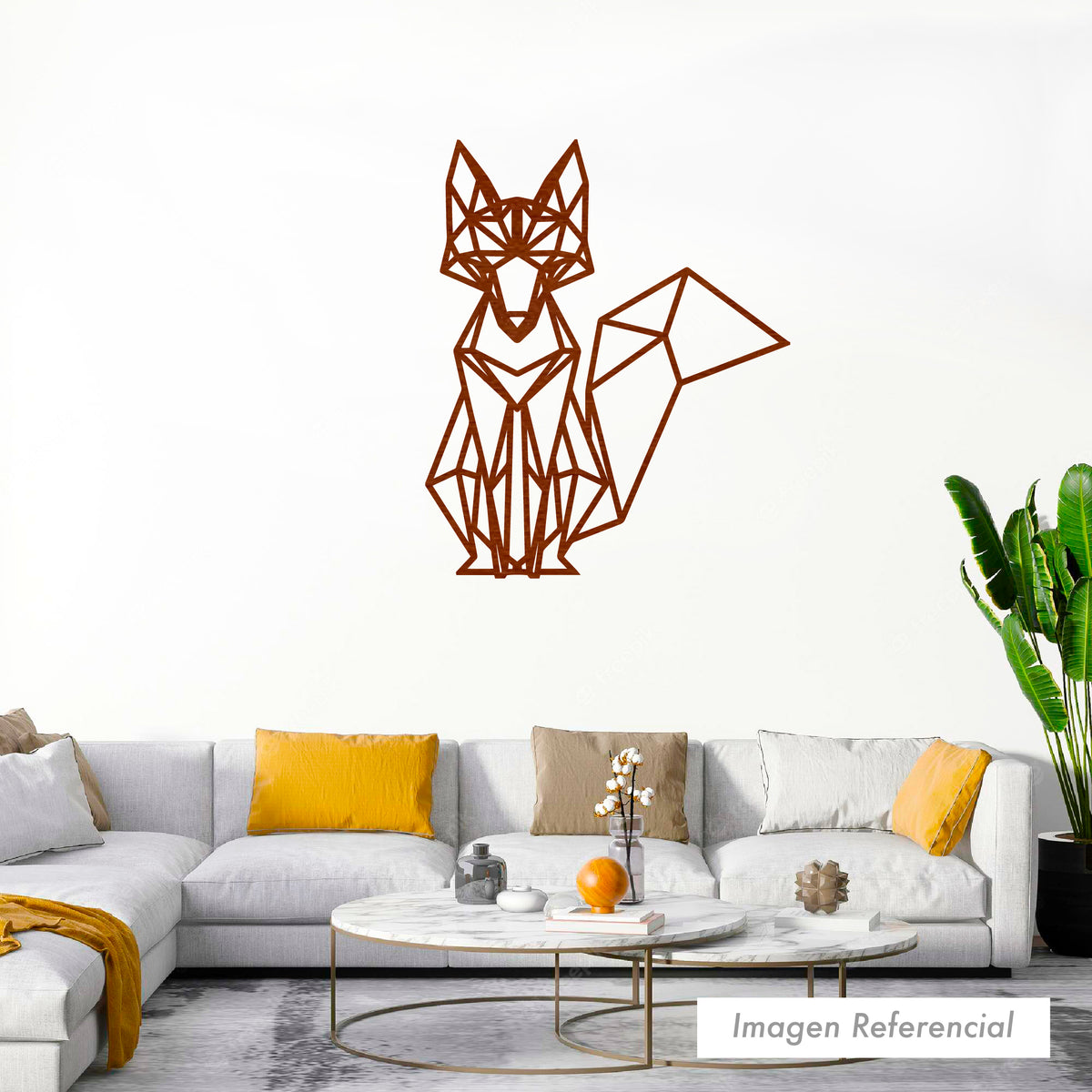 Animales Geométricos Zorro