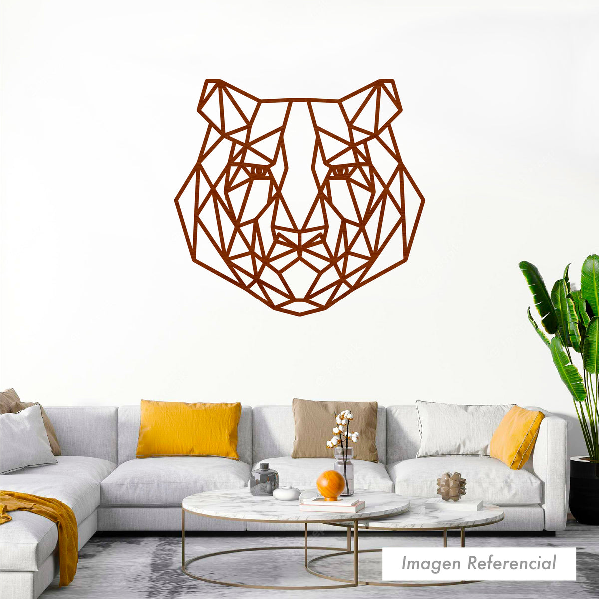 Animales Geométrico Tigre