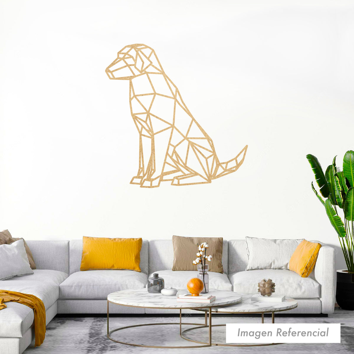 Animales Geométrico Perro