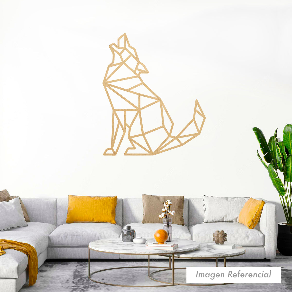 Animales Geométricos Lobo