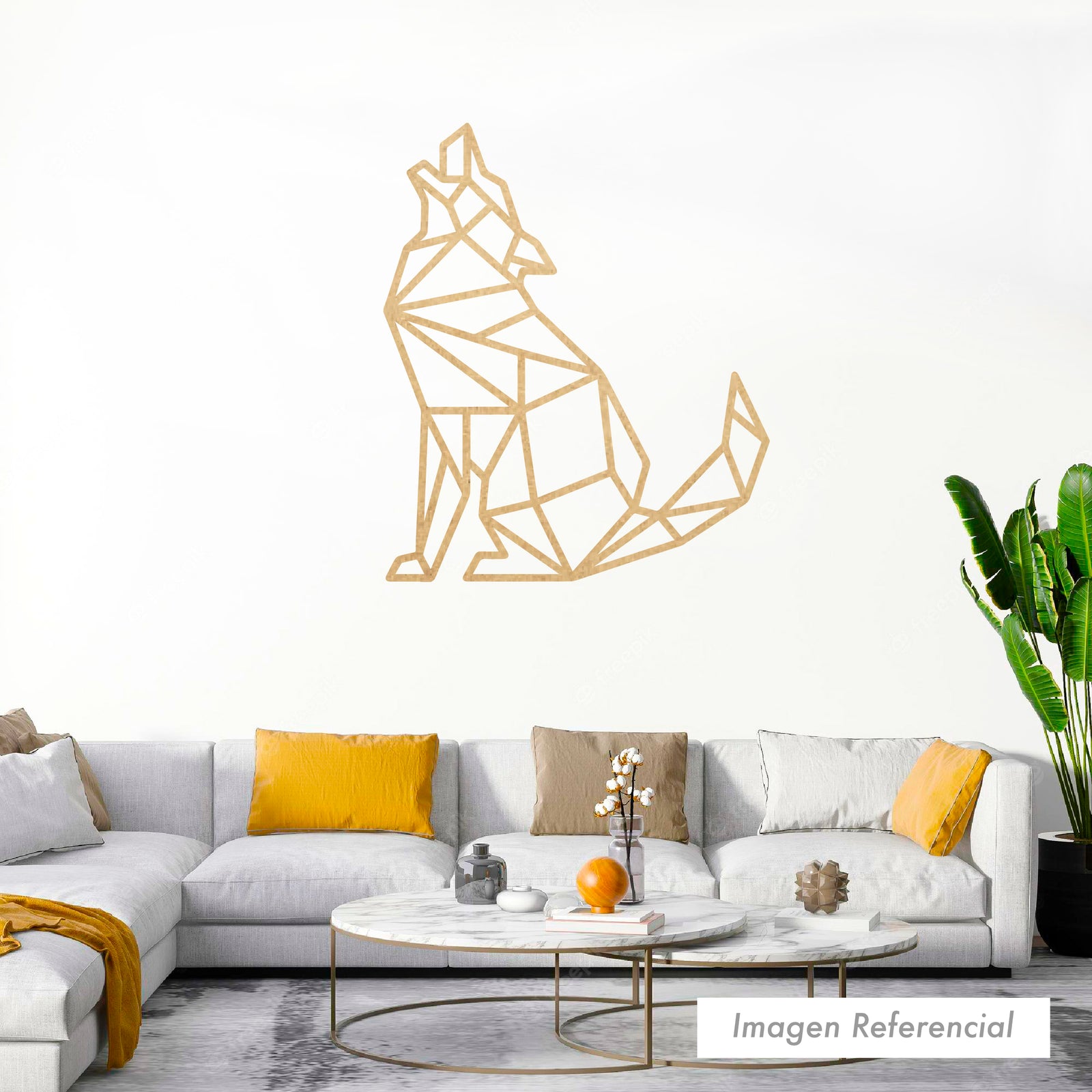 Animales Geométricos Lobo