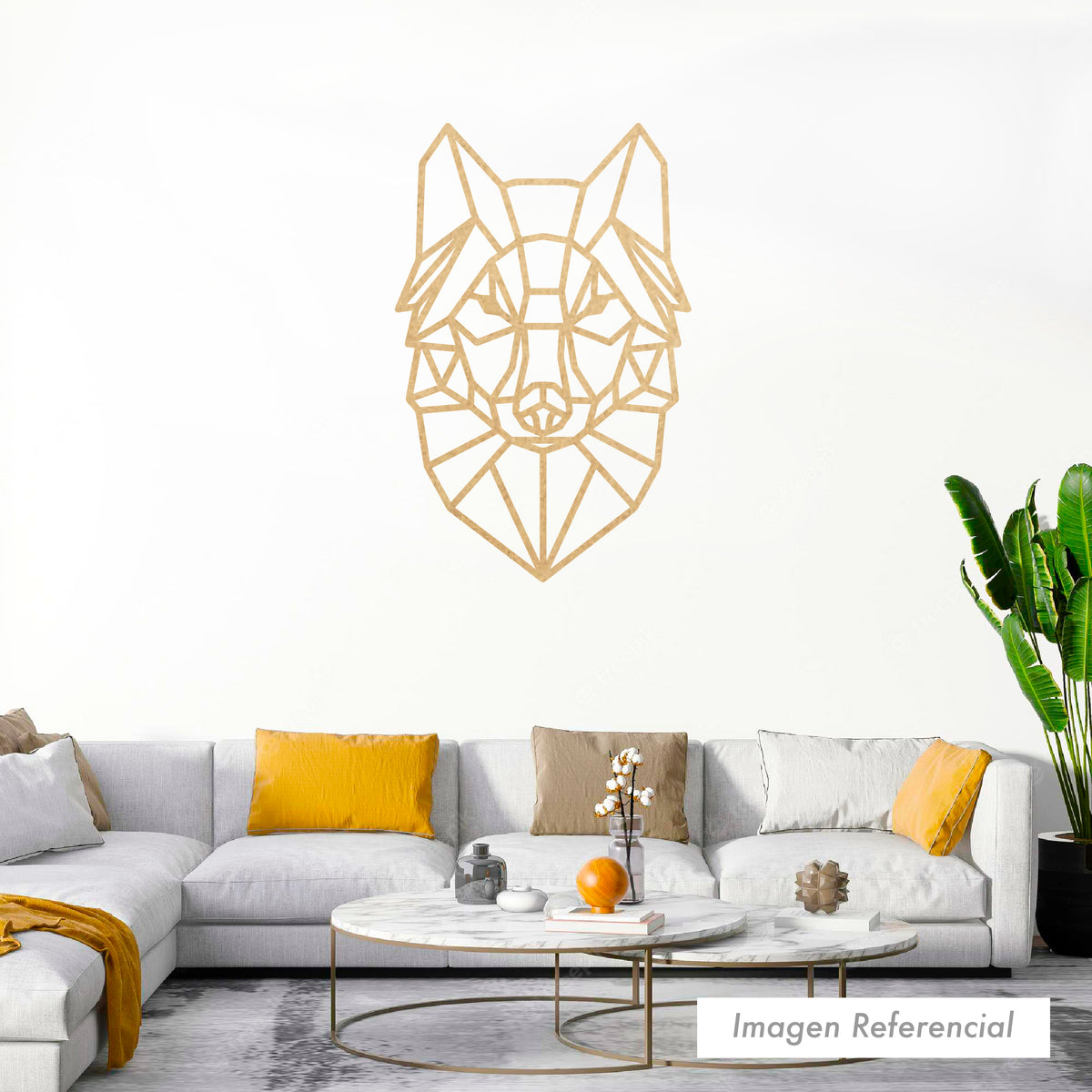 ANIMALES GEOMÉTRICOS LOBO