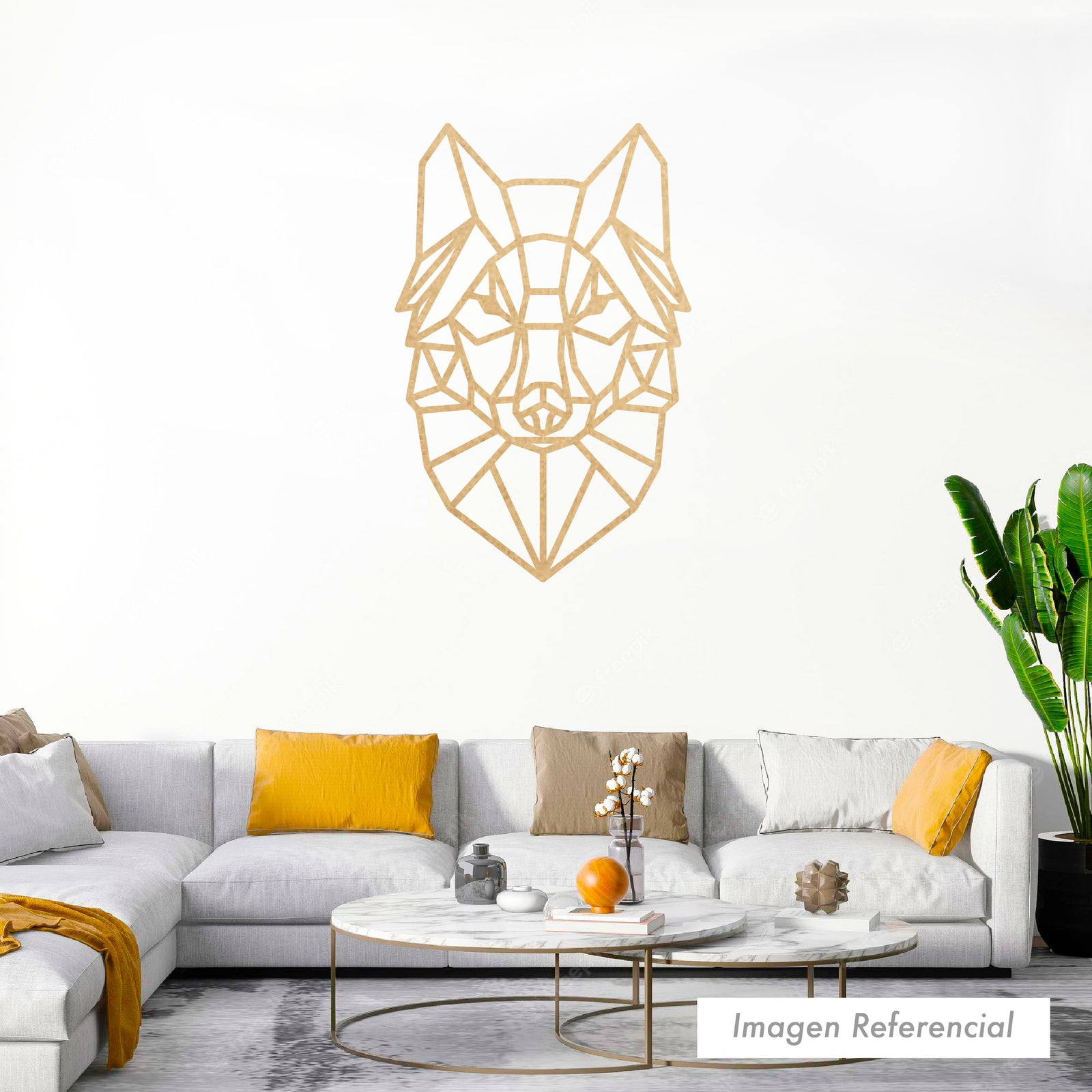 ANIMALES GEOMÉTRICOS LOBO