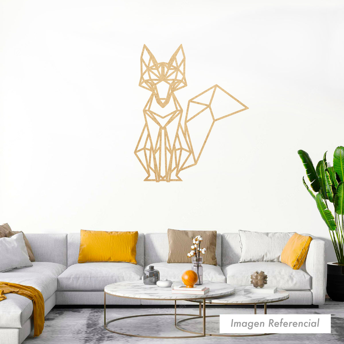 Animales Geométricos Zorro