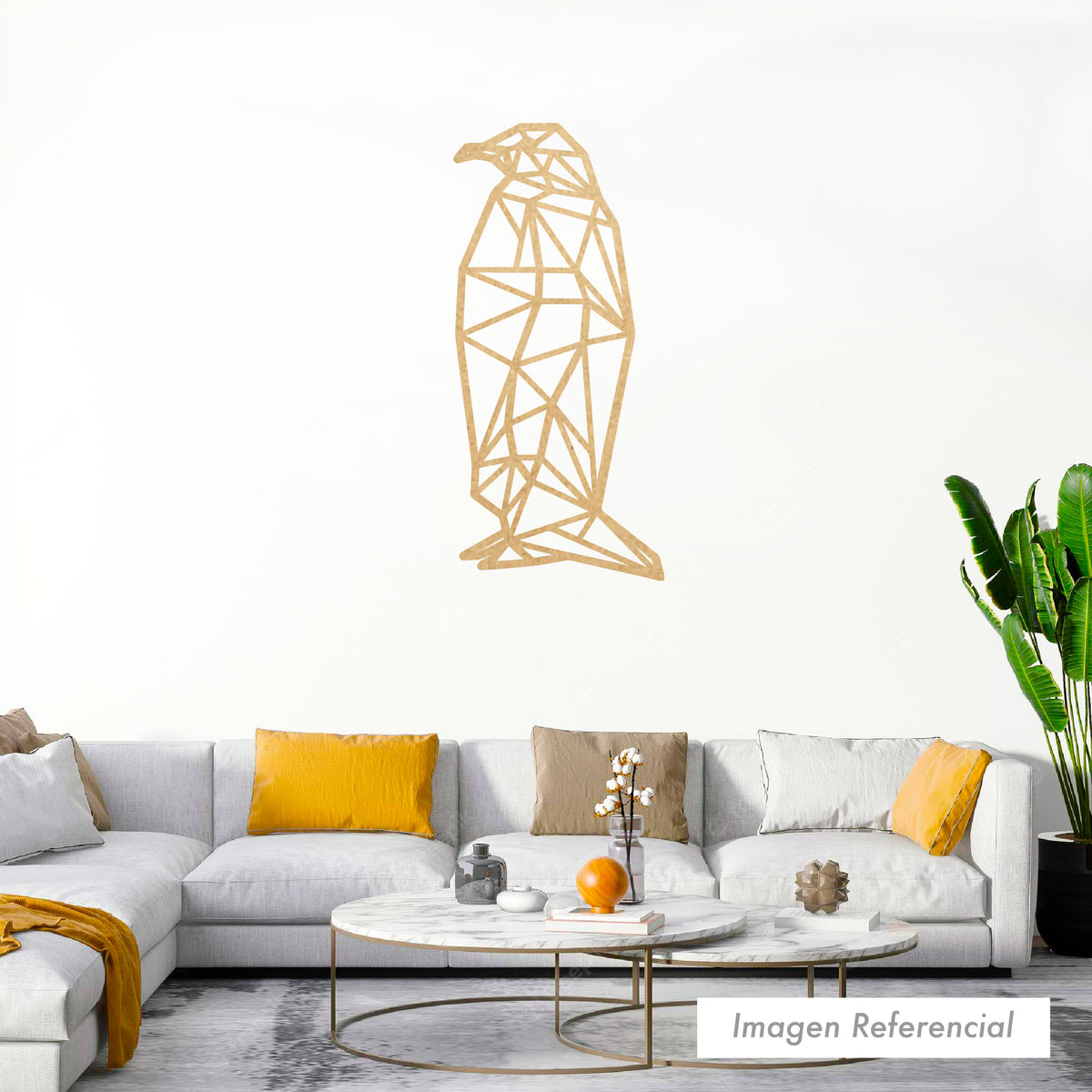 Animal Geométrico Pinguino