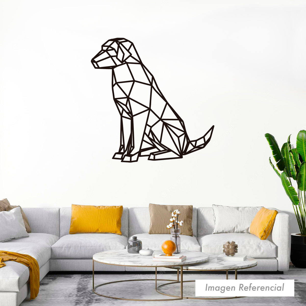 Animales Geométrico Perro