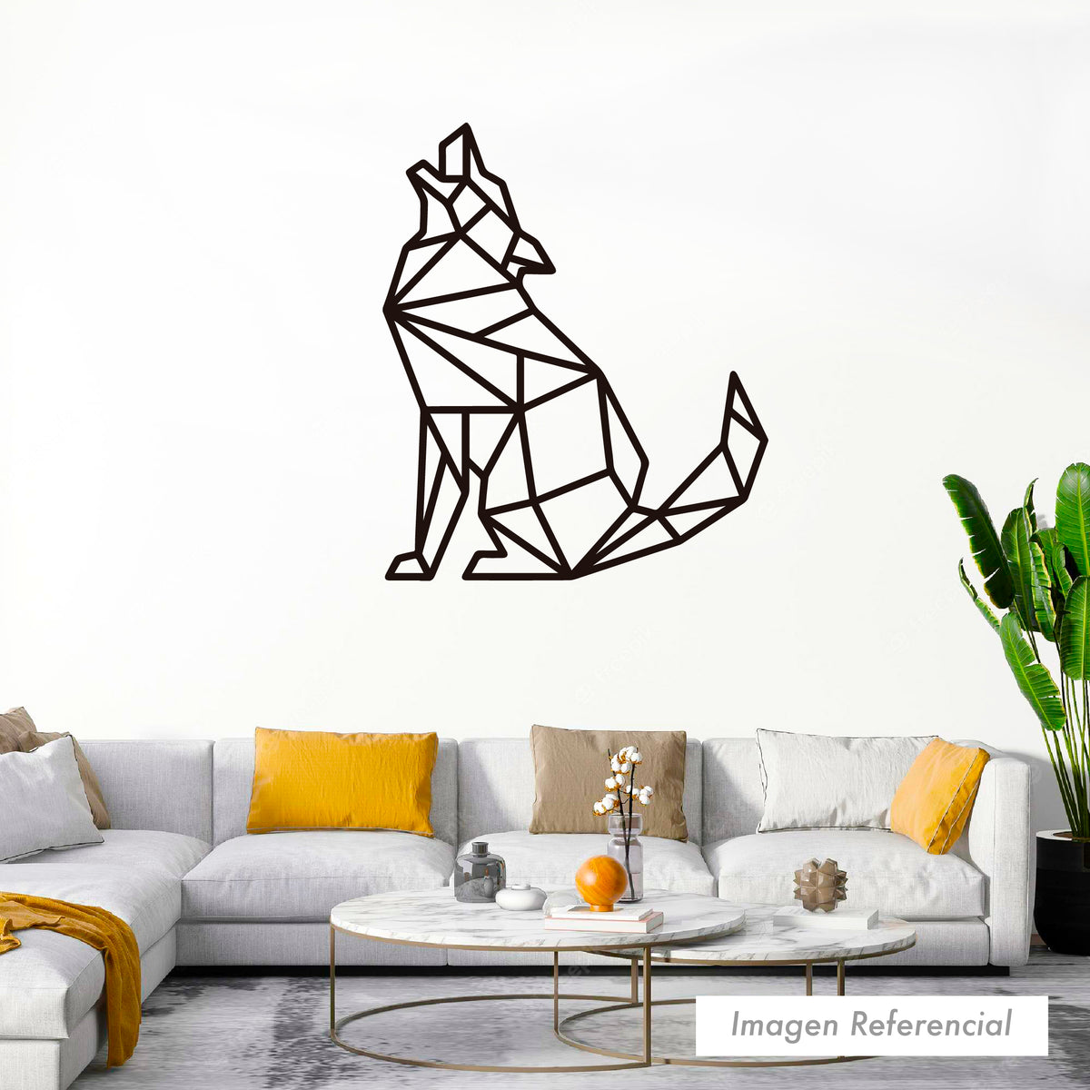 Animales Geométricos Lobo