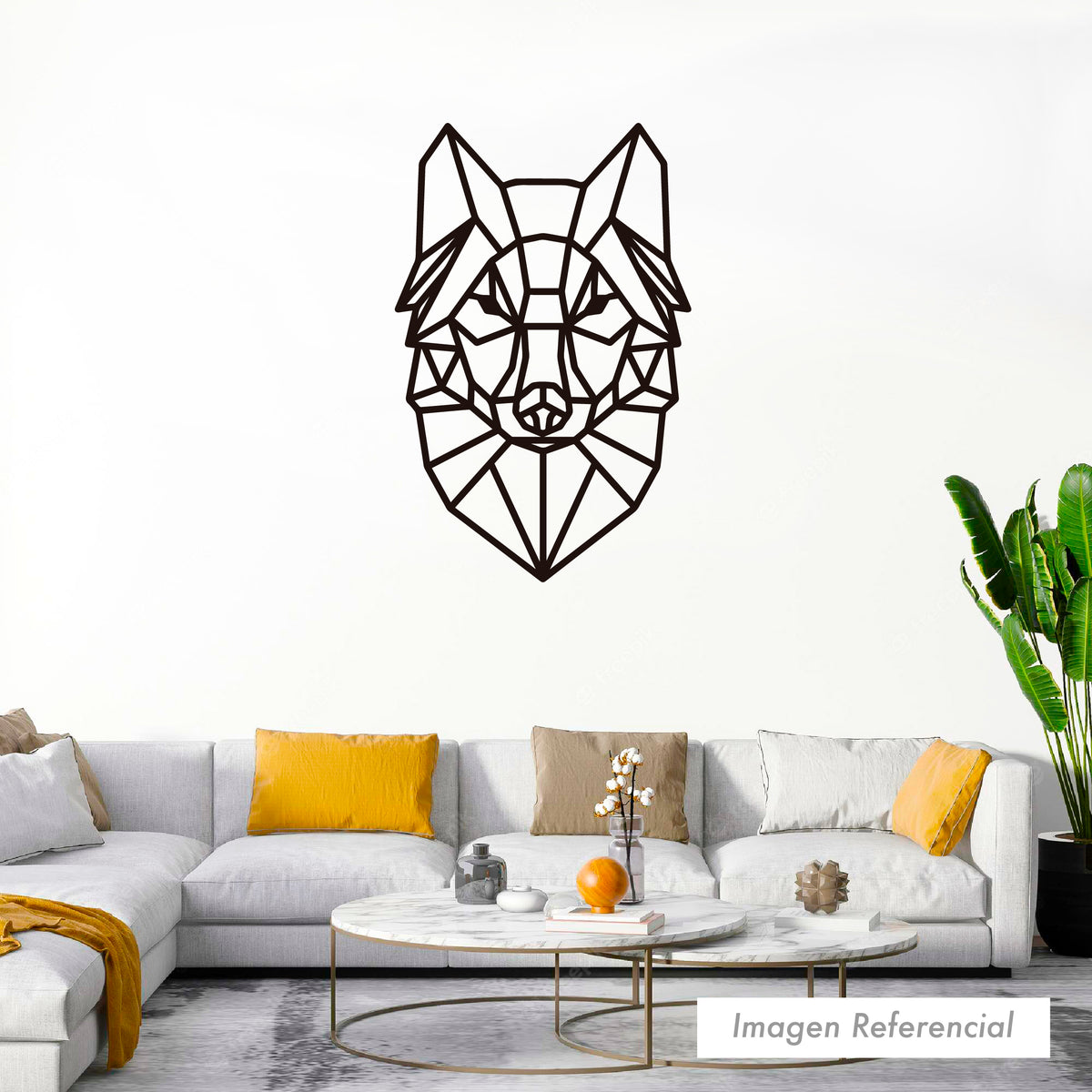 ANIMALES GEOMÉTRICOS LOBO