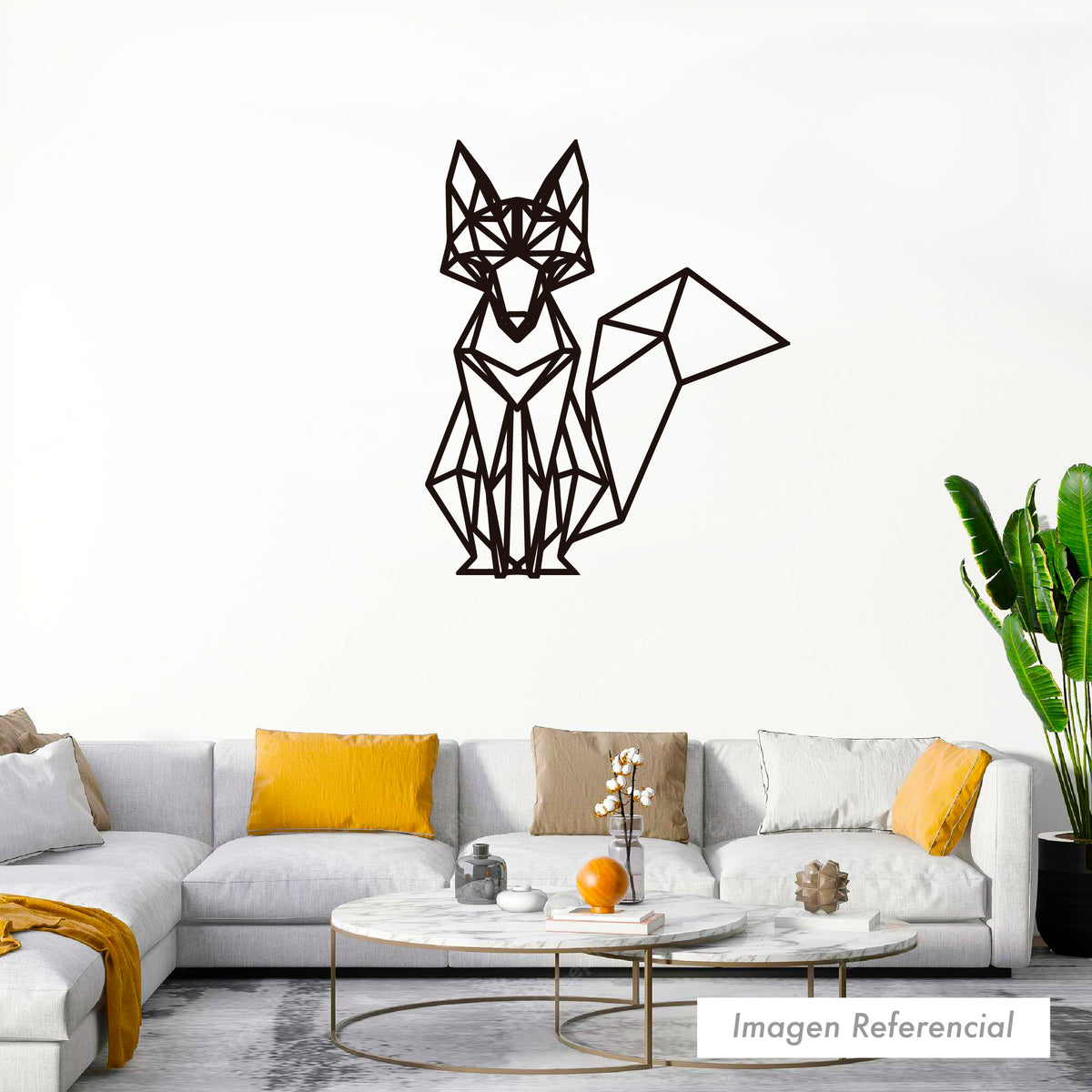 Animales Geométricos Zorro