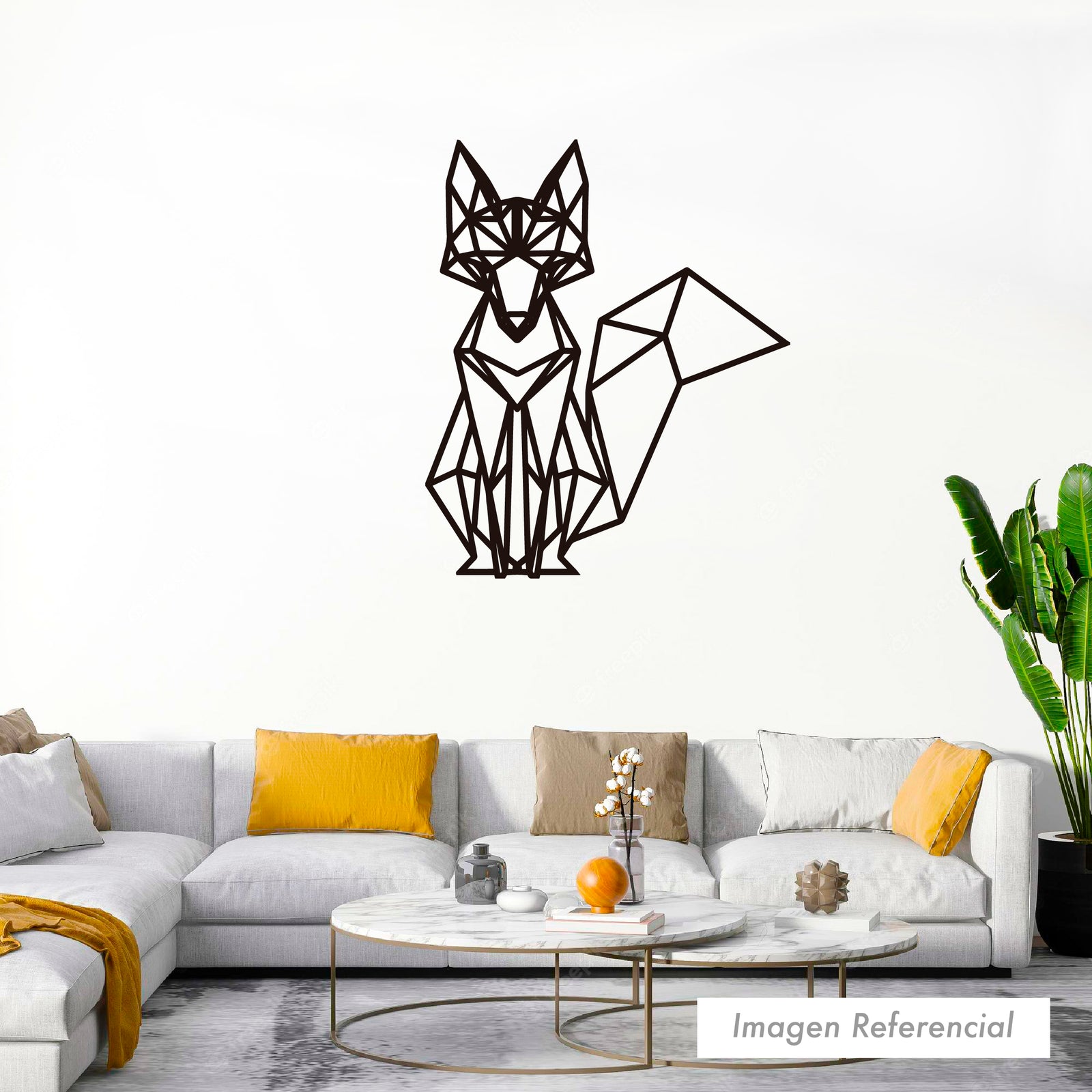 Animales Geométricos Zorro