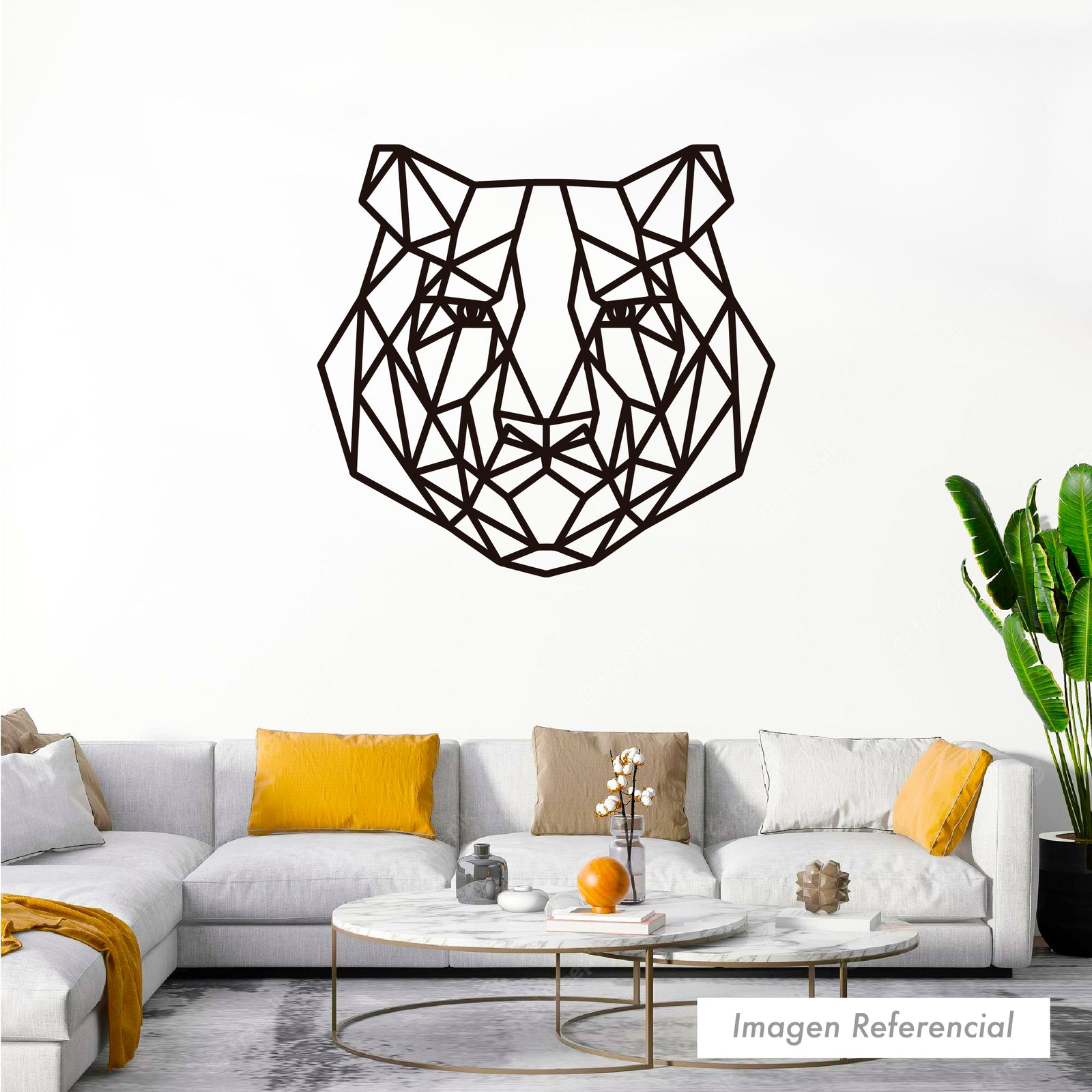 Animales Geométrico Tigre