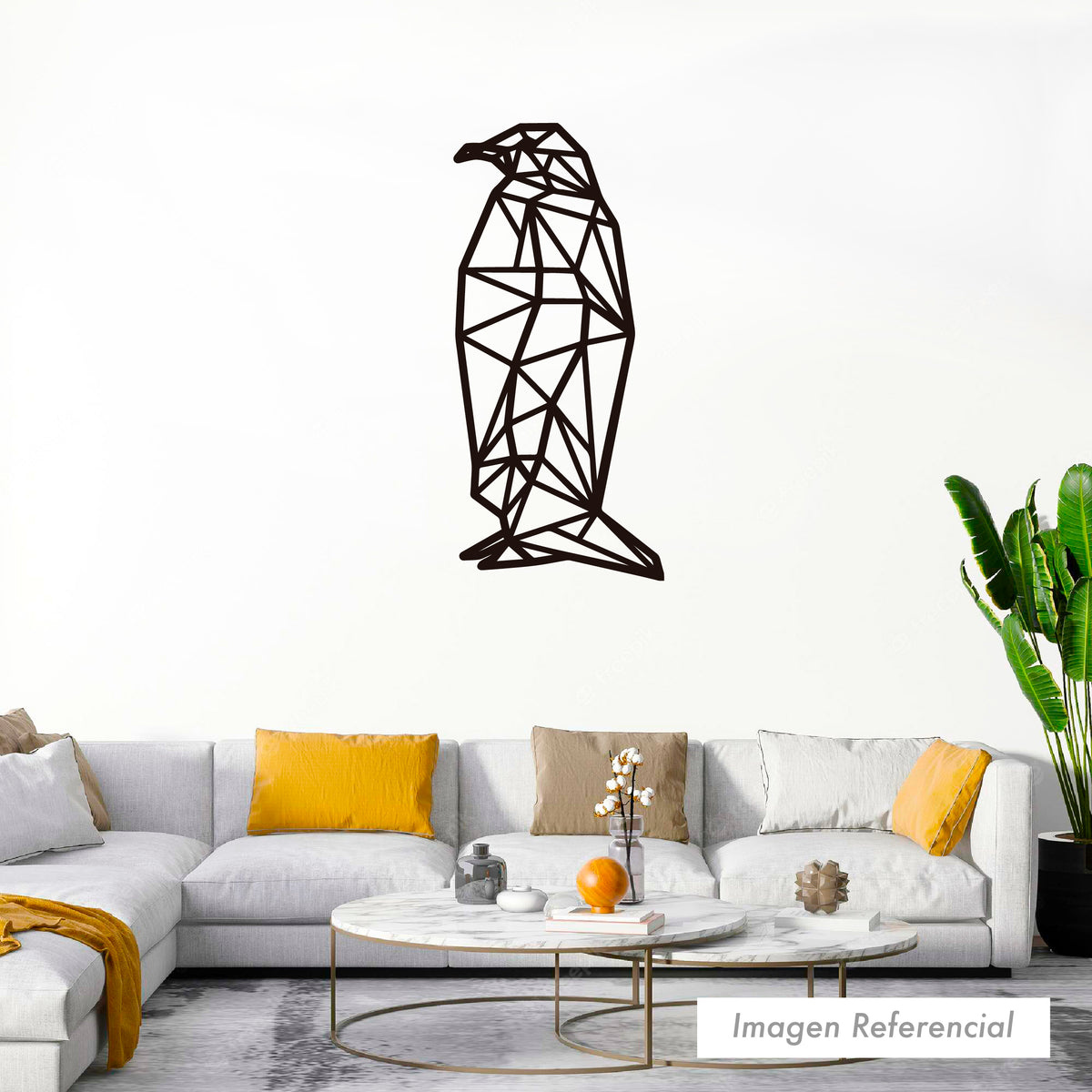 Animal Geométrico Pinguino