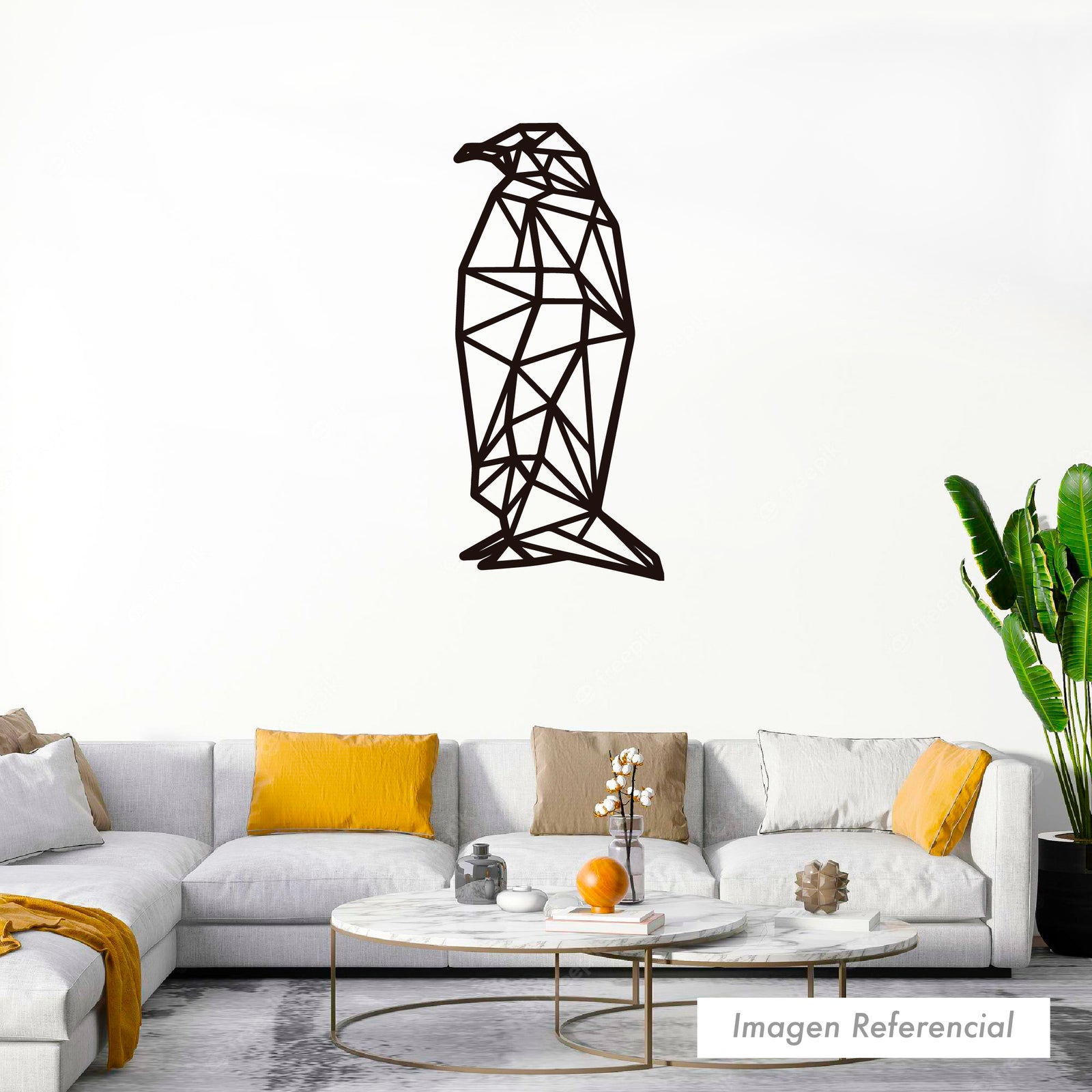 Animal Geométrico Pinguino