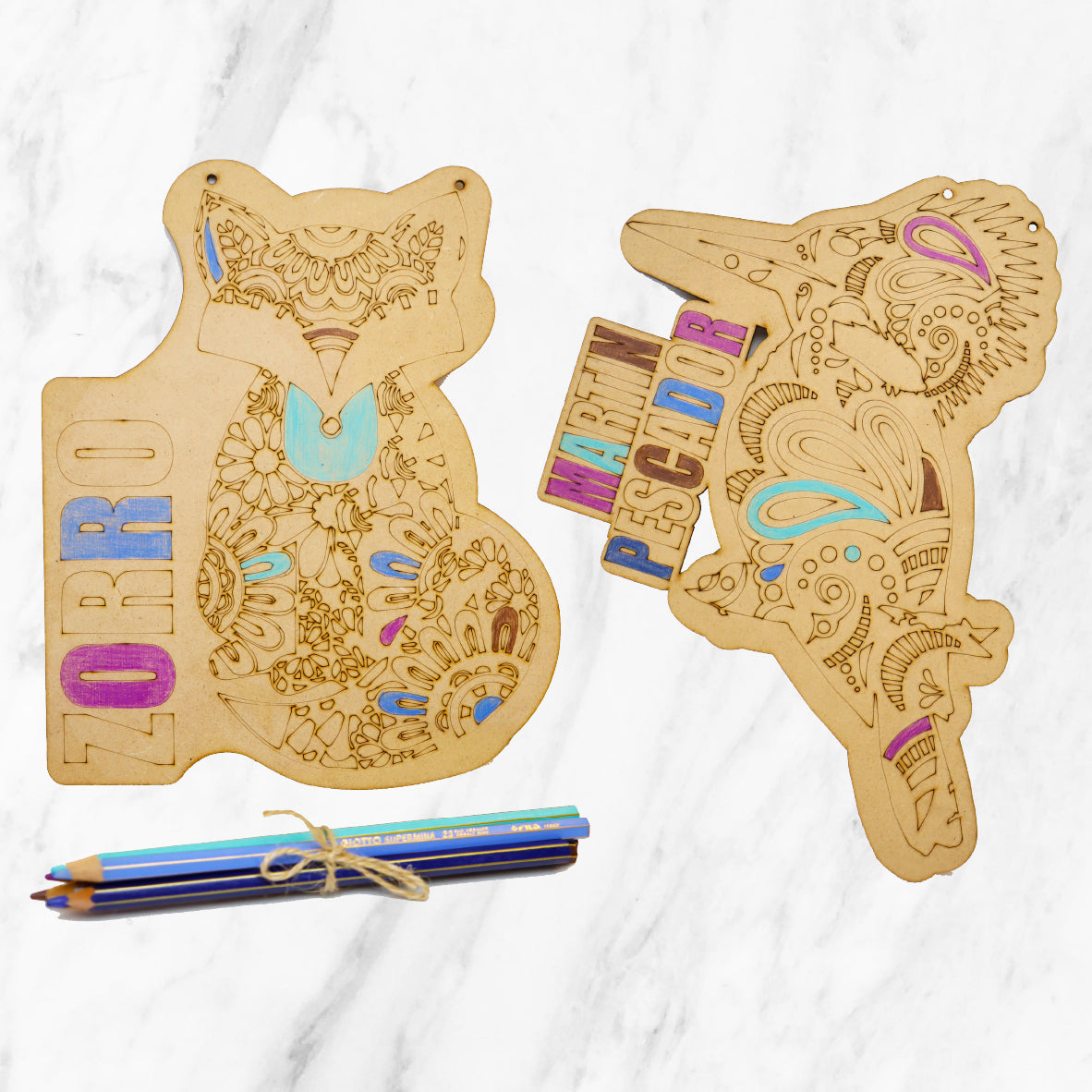 Figuras grandes para colorear