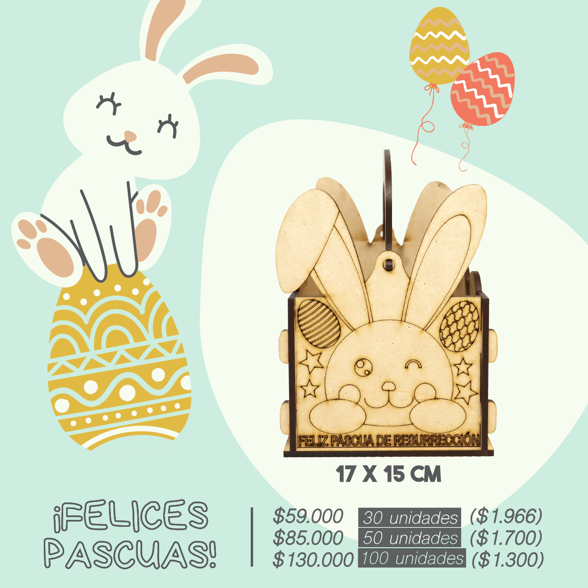 Cajas Huevitos por mayor