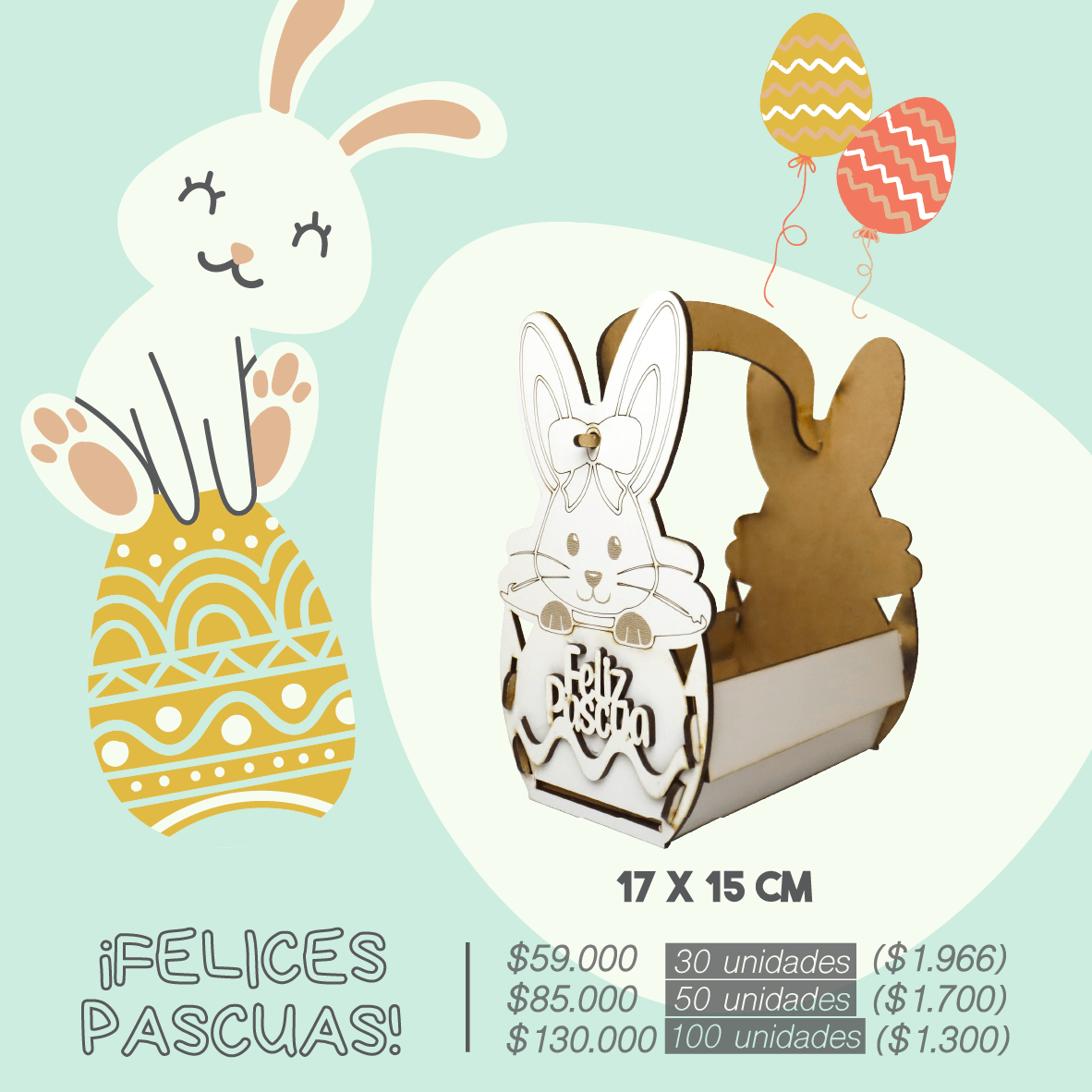 Cajas Huevitos por mayor