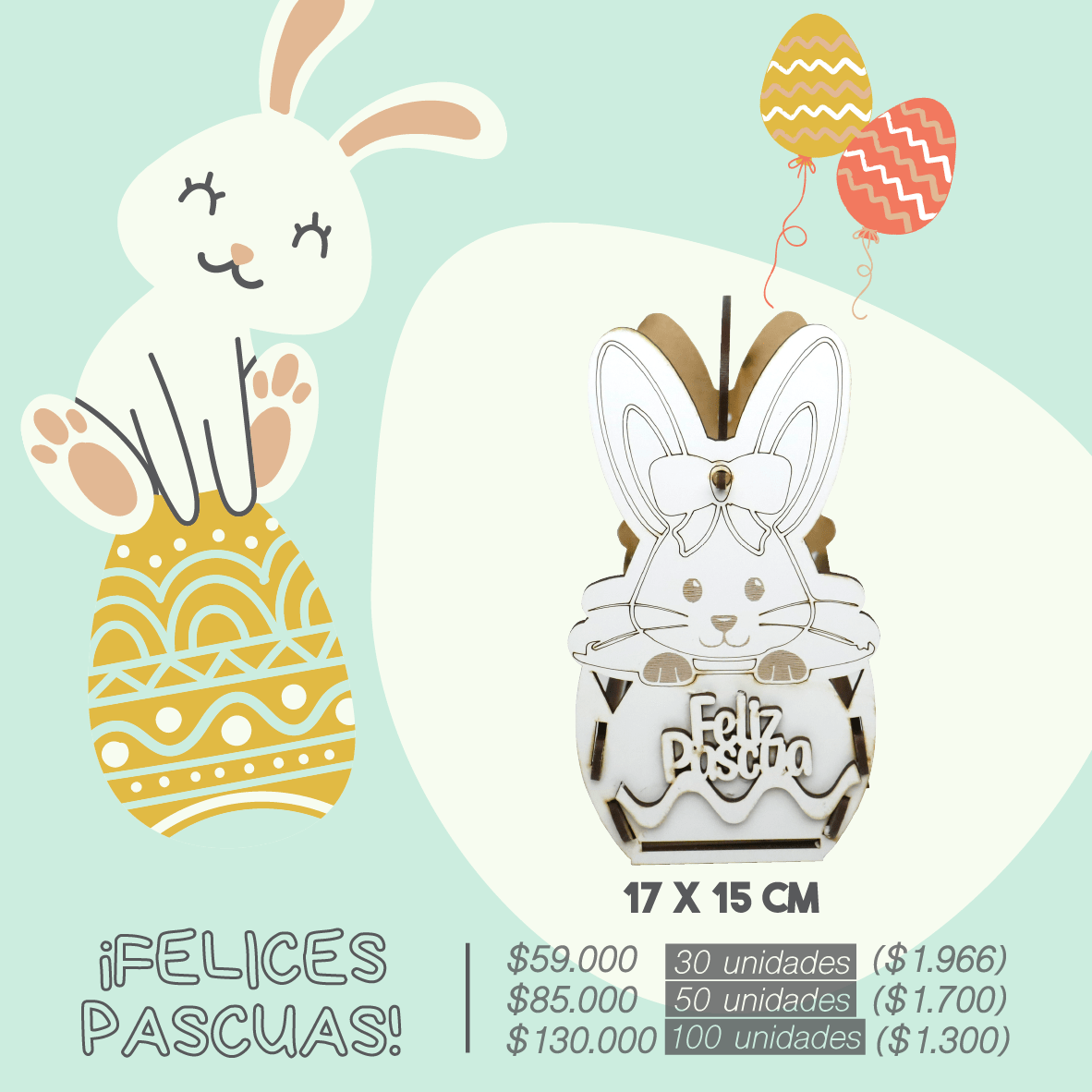 Cajas Huevitos por mayor