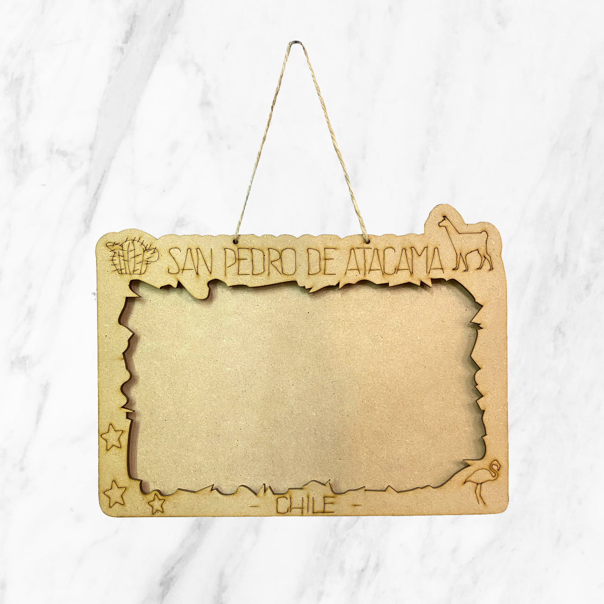 Porta retrato colgante